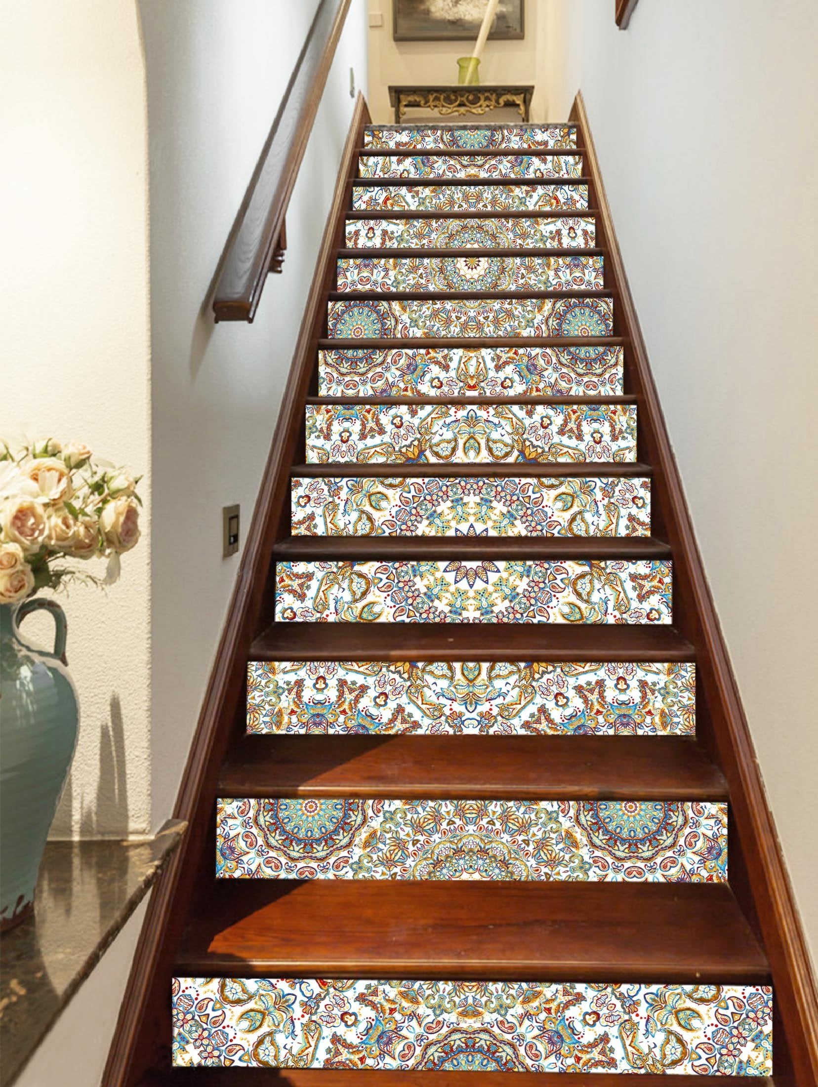 3D Classical Pattern 24 Stair Risers Wallpaper AJ Wallpaper 