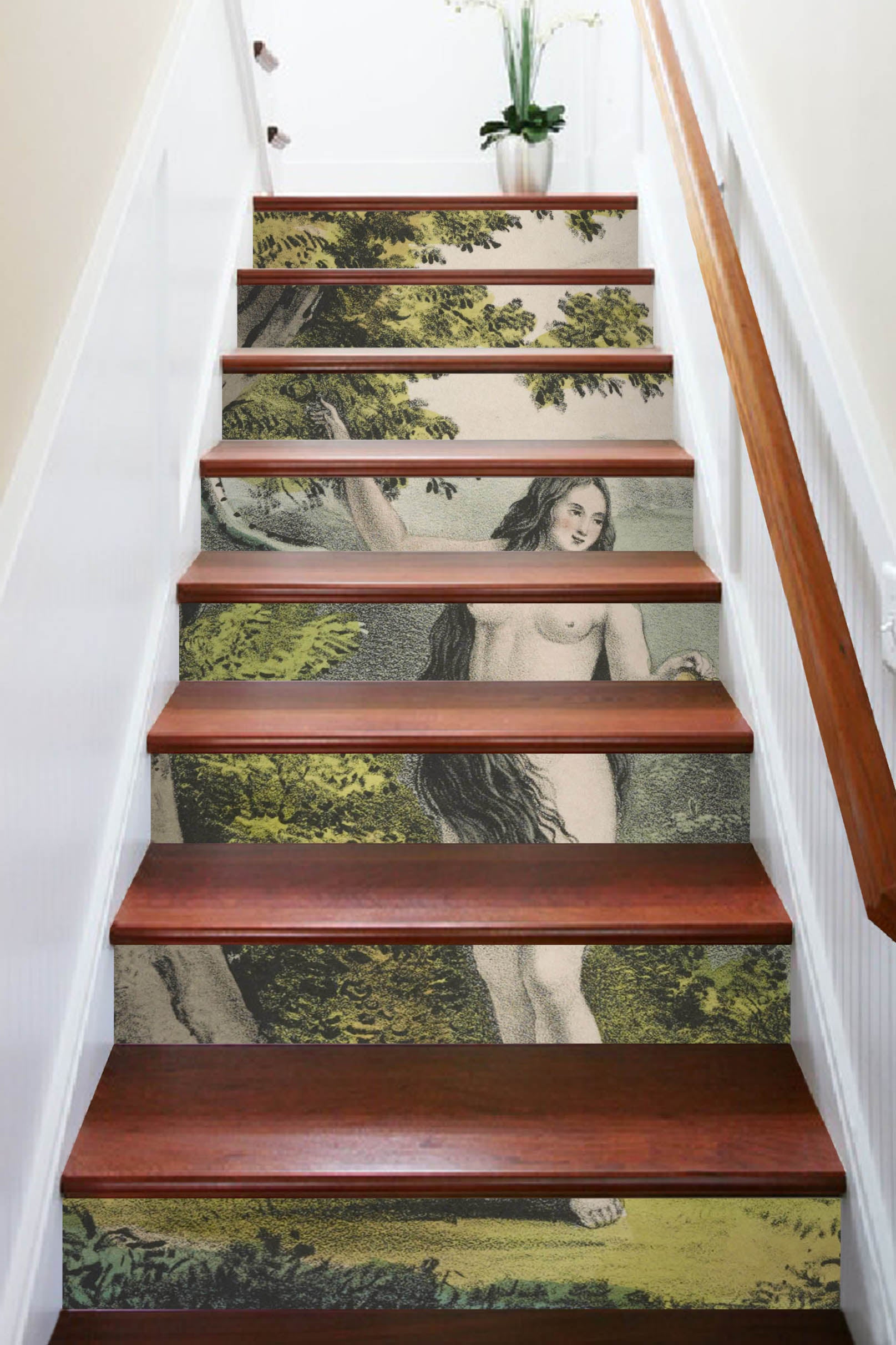 3D Trees Woman 109171 Andrea Haase Stair Risers