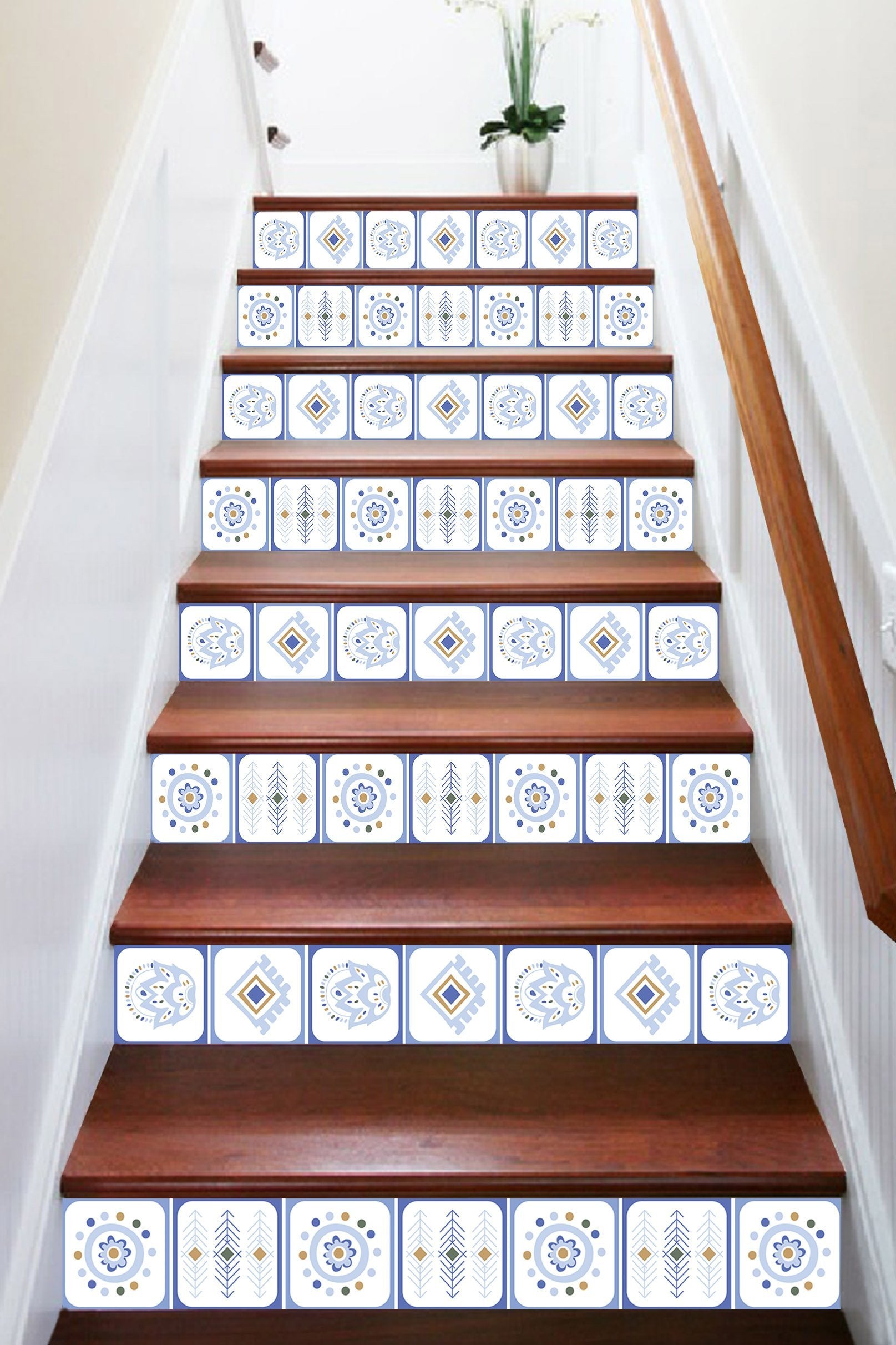 3D Fresh Patterns 156 Stair Risers Wallpaper AJ Wallpaper 