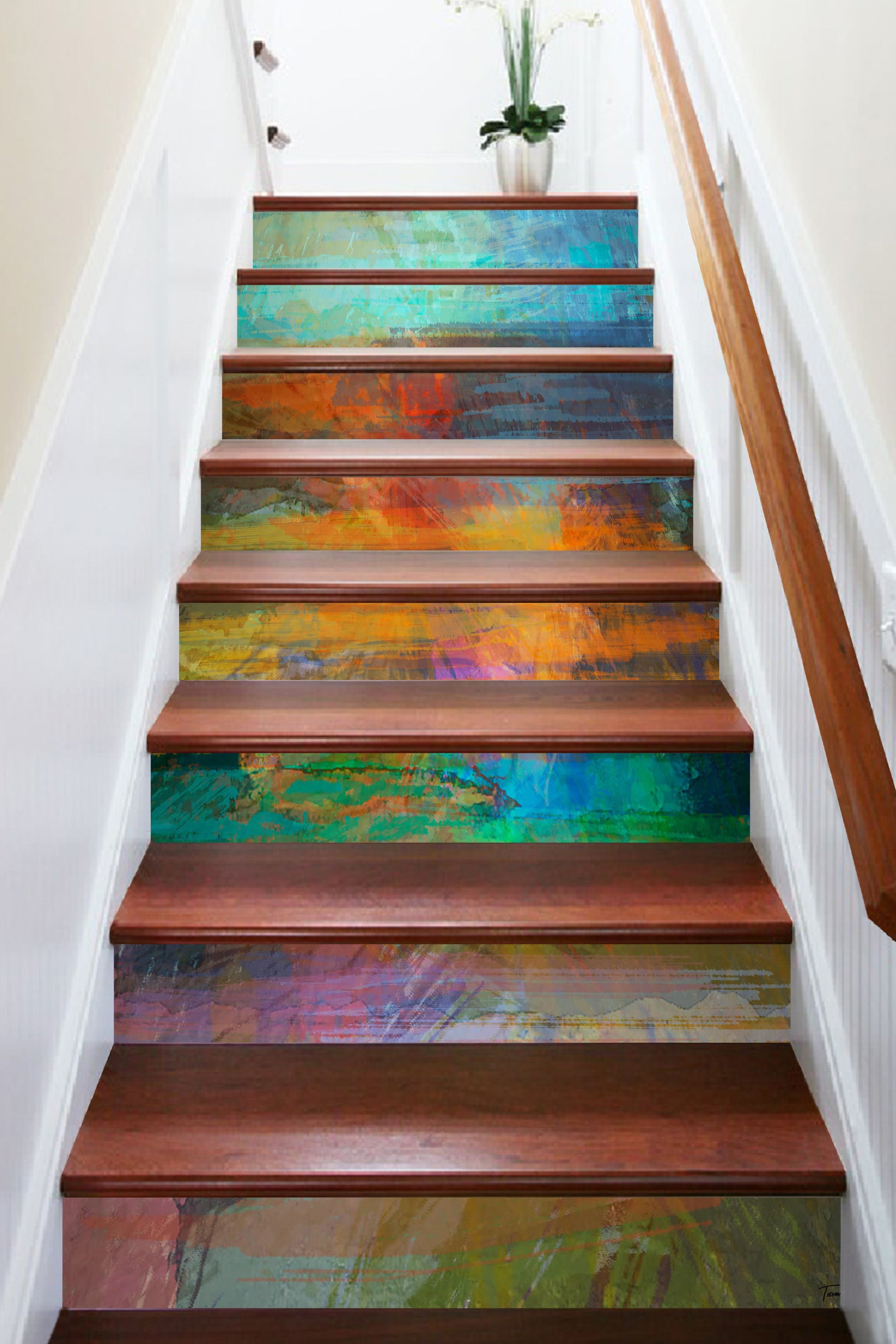 3D Paint Brush Color 104211 Michael Tienhaara Stair Risers