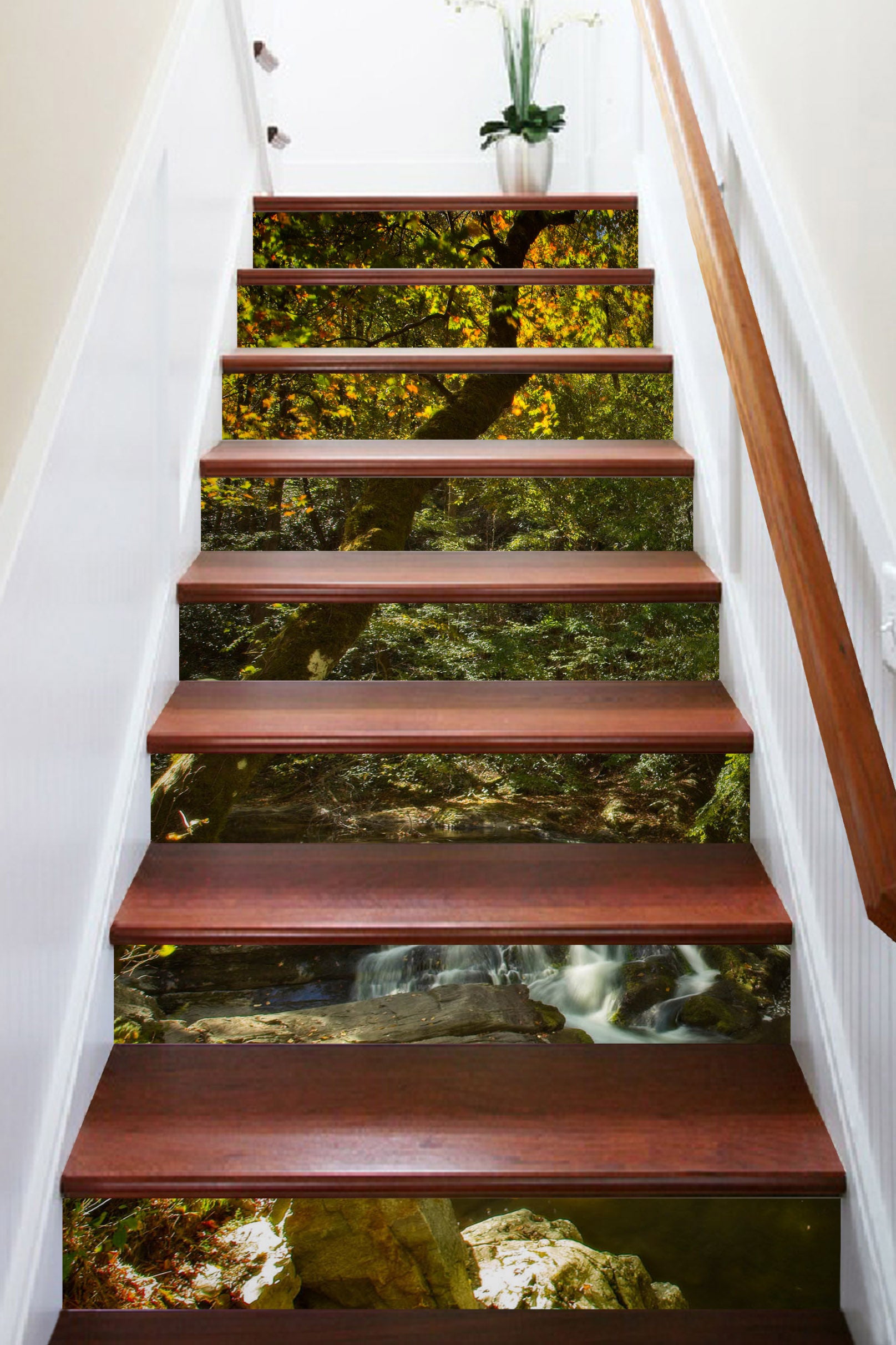 3D Stone Stream 9914 Kathy Barefield Stair Risers