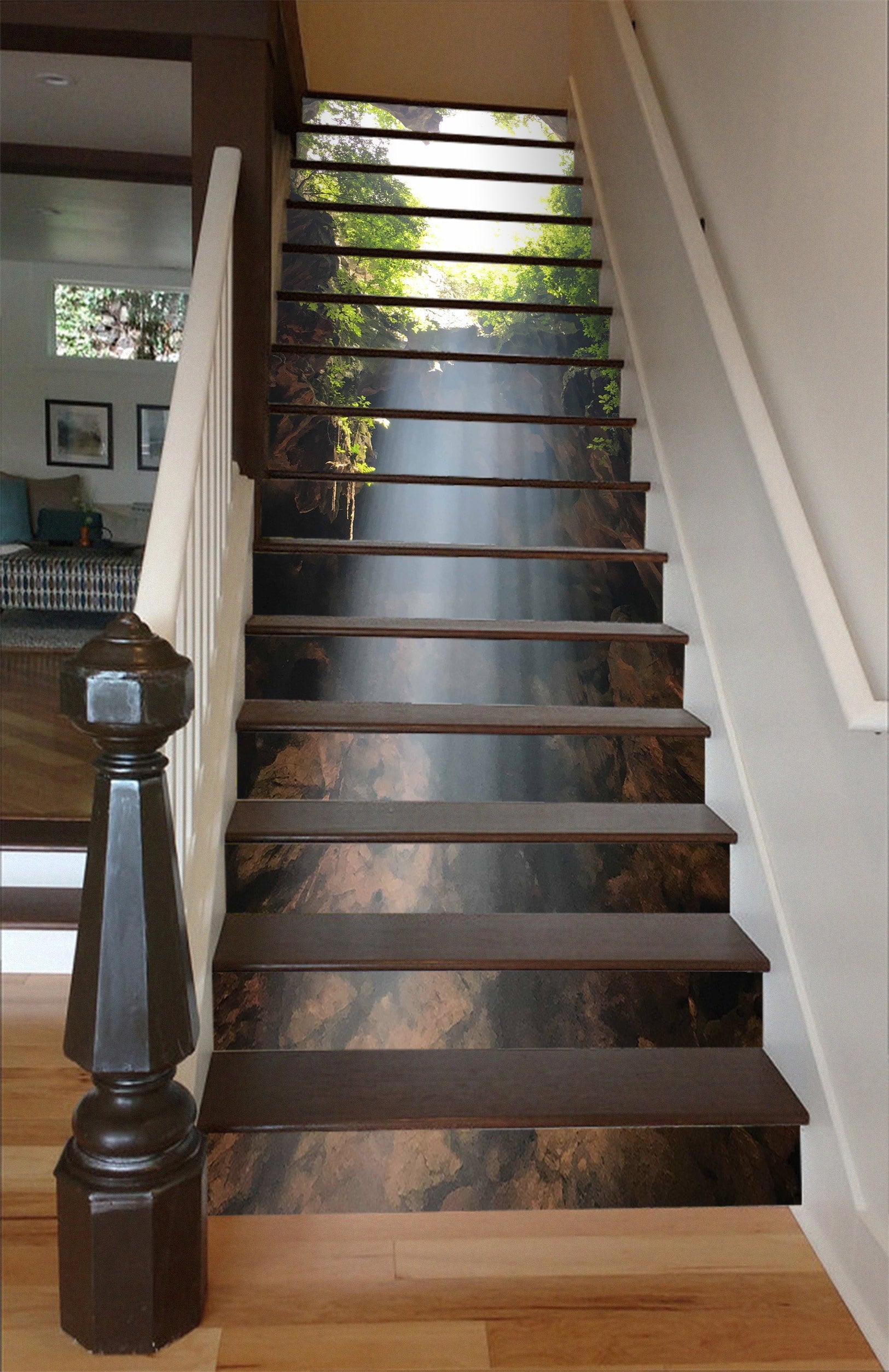 3D Sun Shines 500 Stair Risers