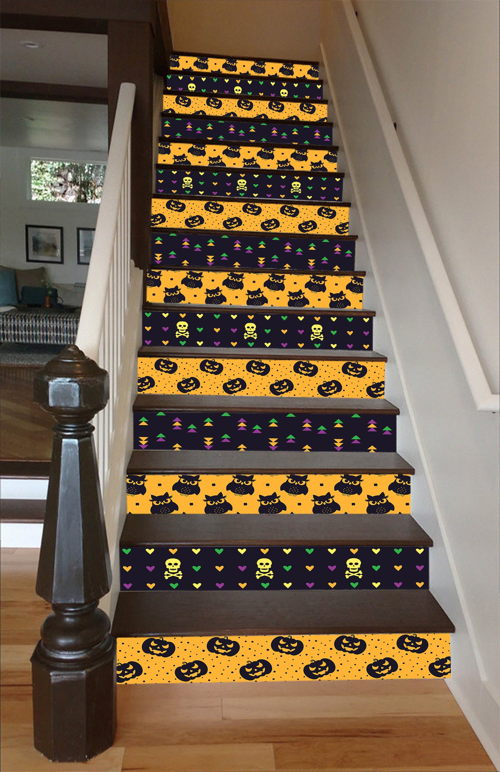 3D Imp Halloween 648 Stair Risers
