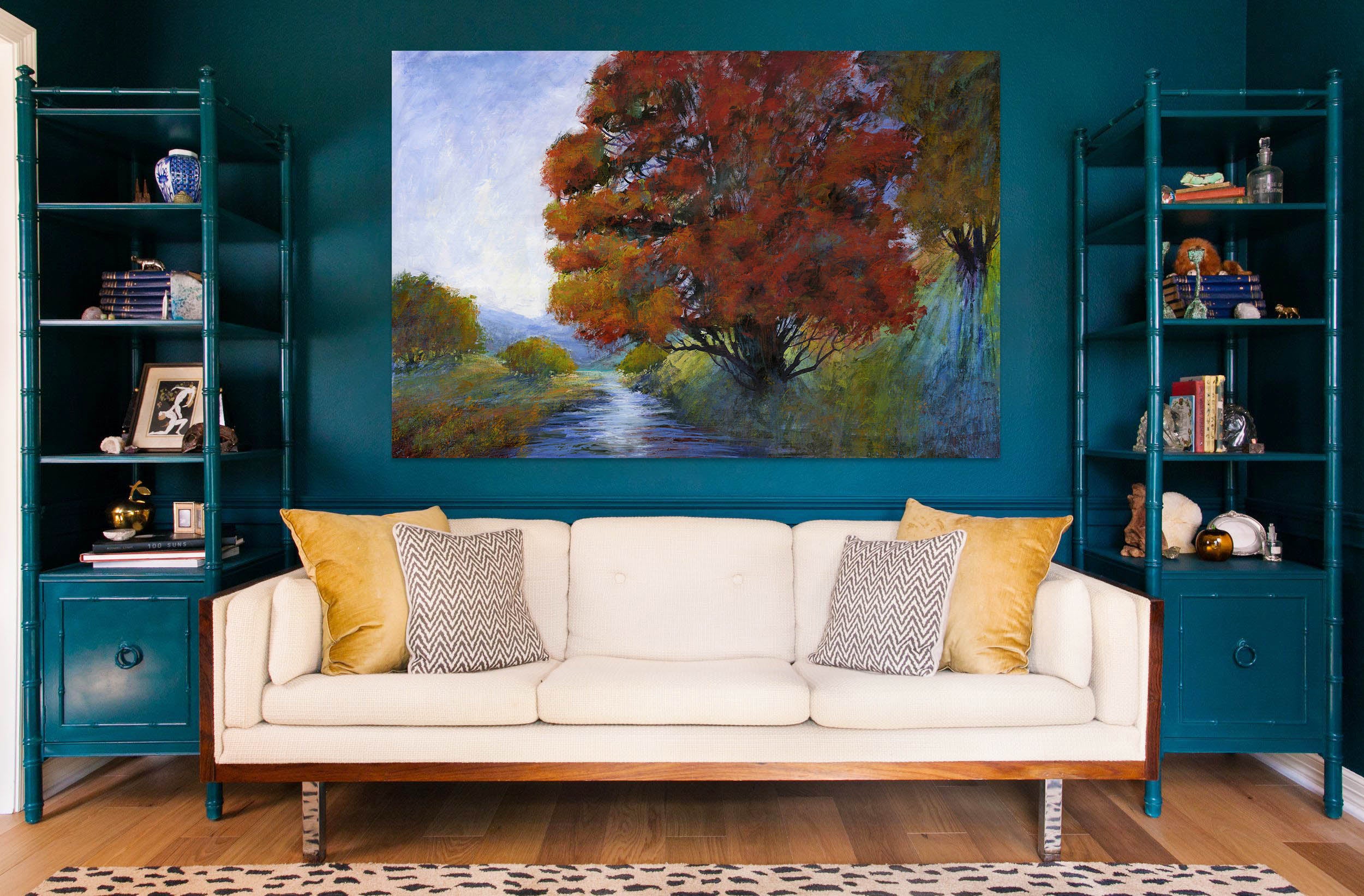 3D Forest River 11 Michael Tienhaara Wall Sticker