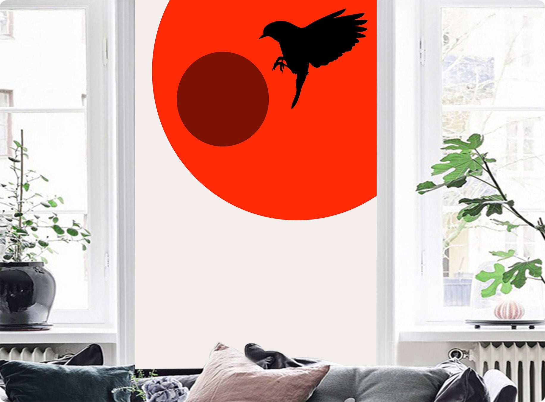 3D Eagle Predator 1517 Boris Draschoff Wall Mural Wall Murals