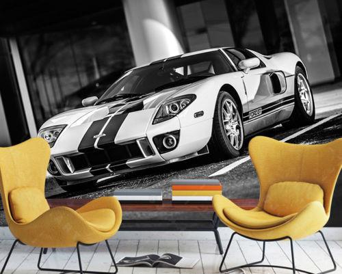 3D Running Sport Car 34 Wall Paper 171cm (wide) x 132cm (high). IN VINYL AJ Wallpaper 