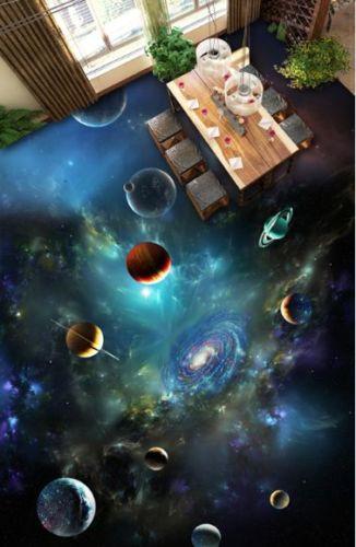 3D planet universe 147 Floor WallPaper 17ft high = 519cm 6ft high = 183cm in HEAVY DUTY VINYL AJ Wallpaper Wall Murals - WorldWide Delivery | AJ 