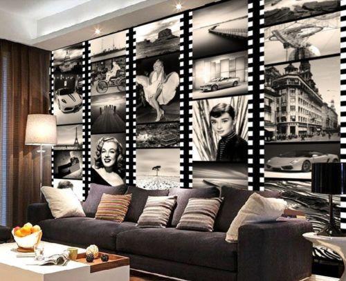 3D Vintage Poster Wall Paper 5m wide and 3m high AJ Wallpaper 