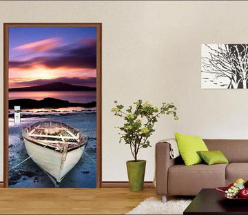 3D sea sunset sunset door mural Wallpaper AJ Wallpaper 