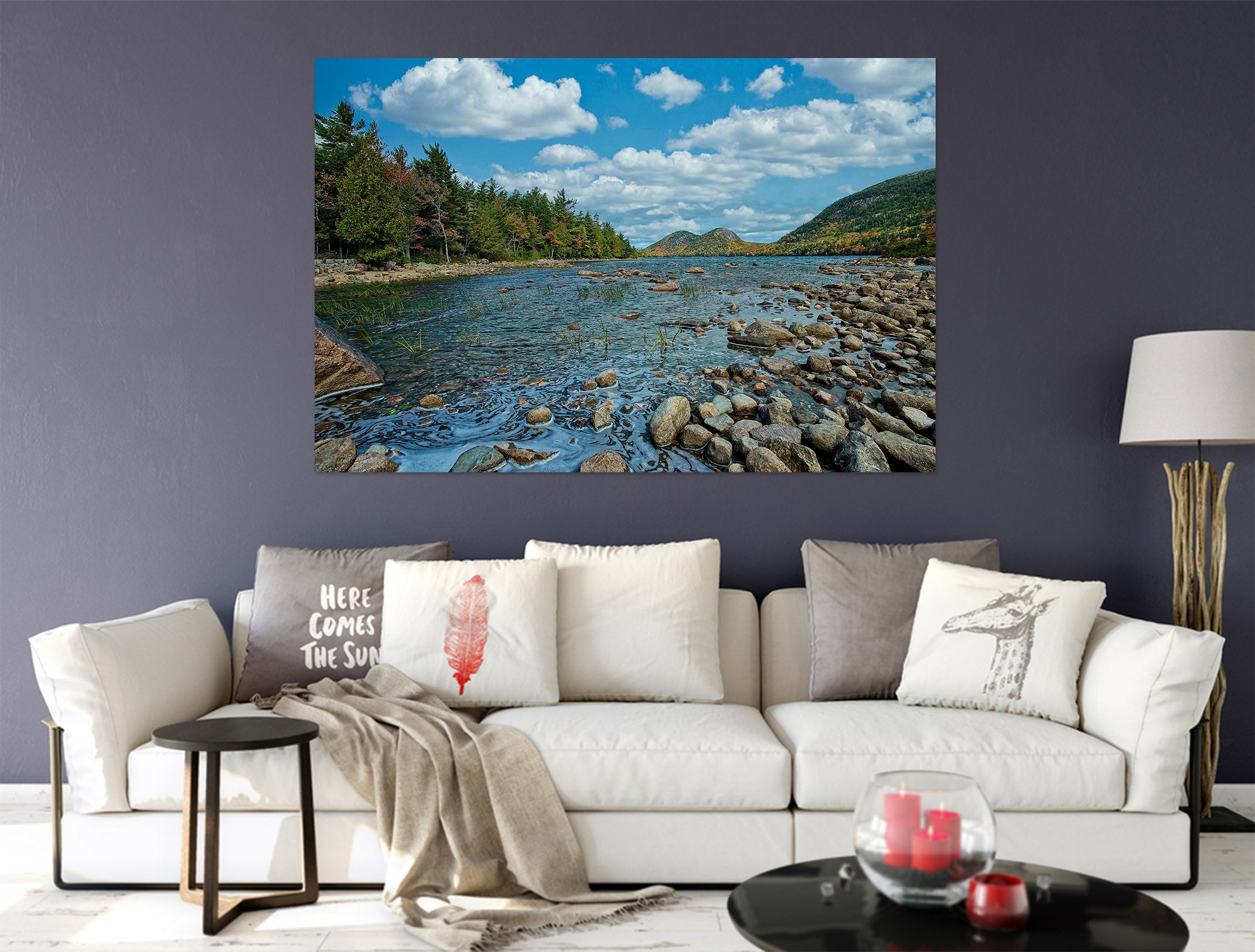 3D Stone Small River 62116 Kathy Barefield Wall Sticker