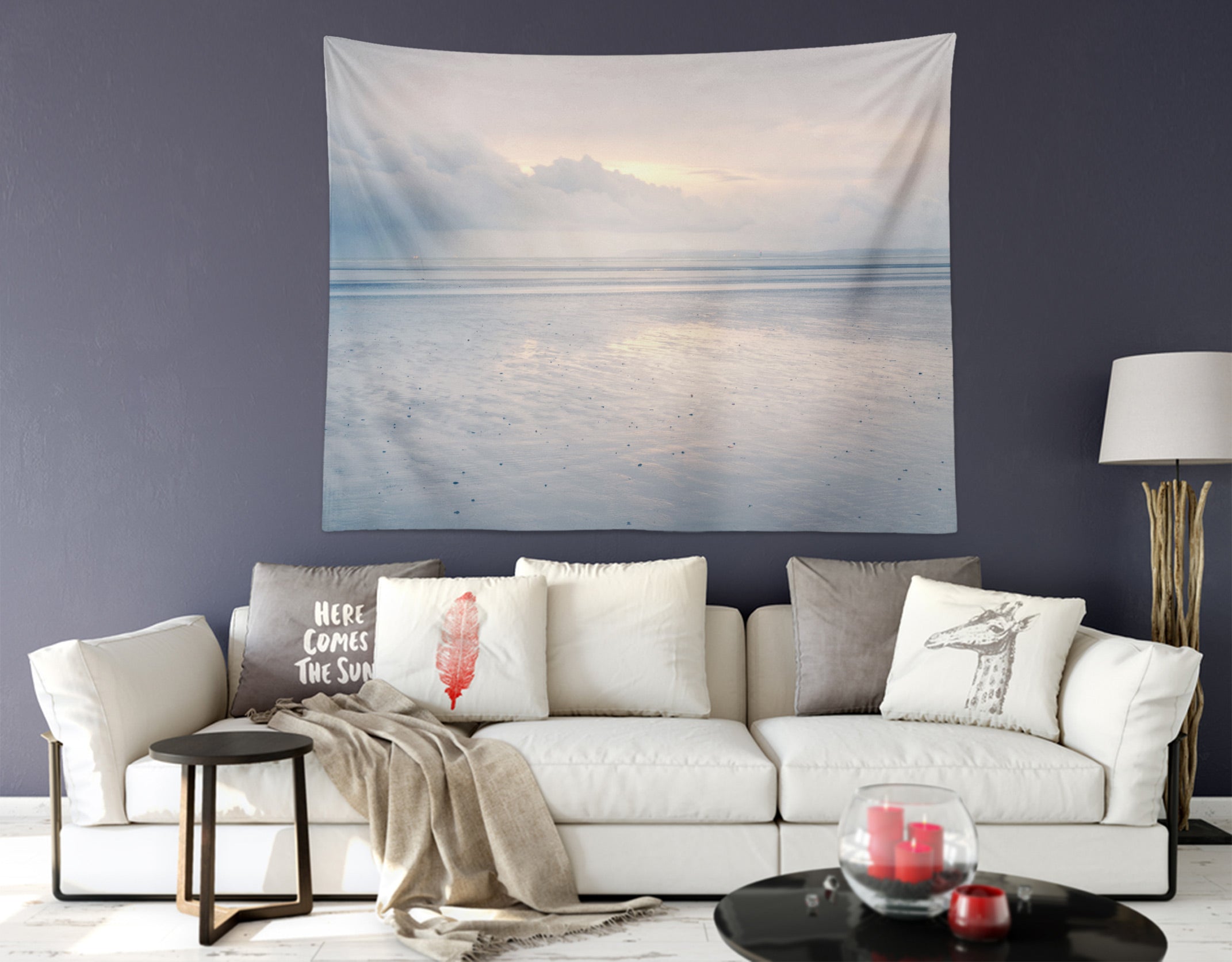 3D Sea Clouds 116168 Assaf Frank Tapestry Hanging Cloth Hang