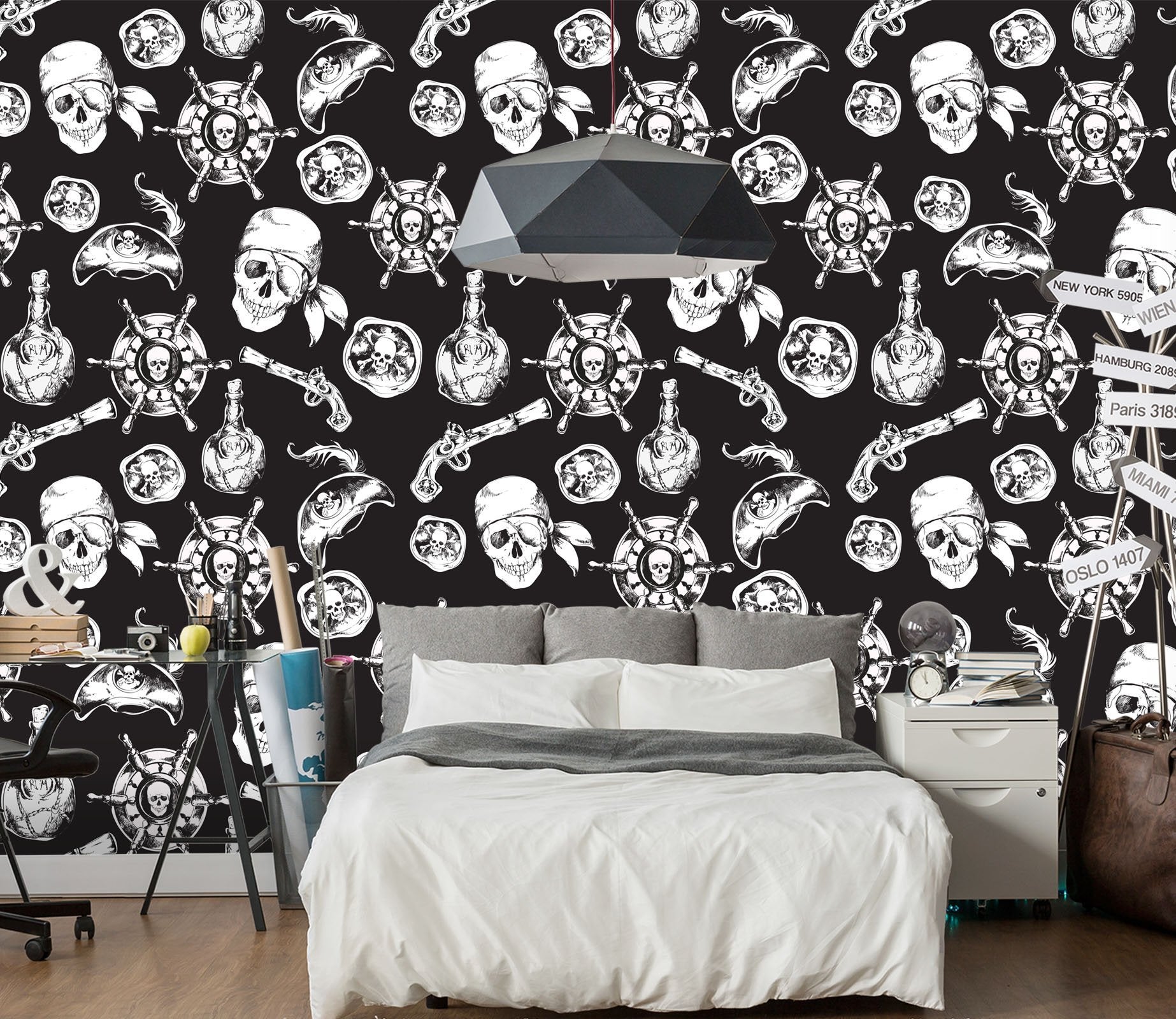 3D Anchor Wine Bottle 603 Wallpaper AJ Wallpaper 