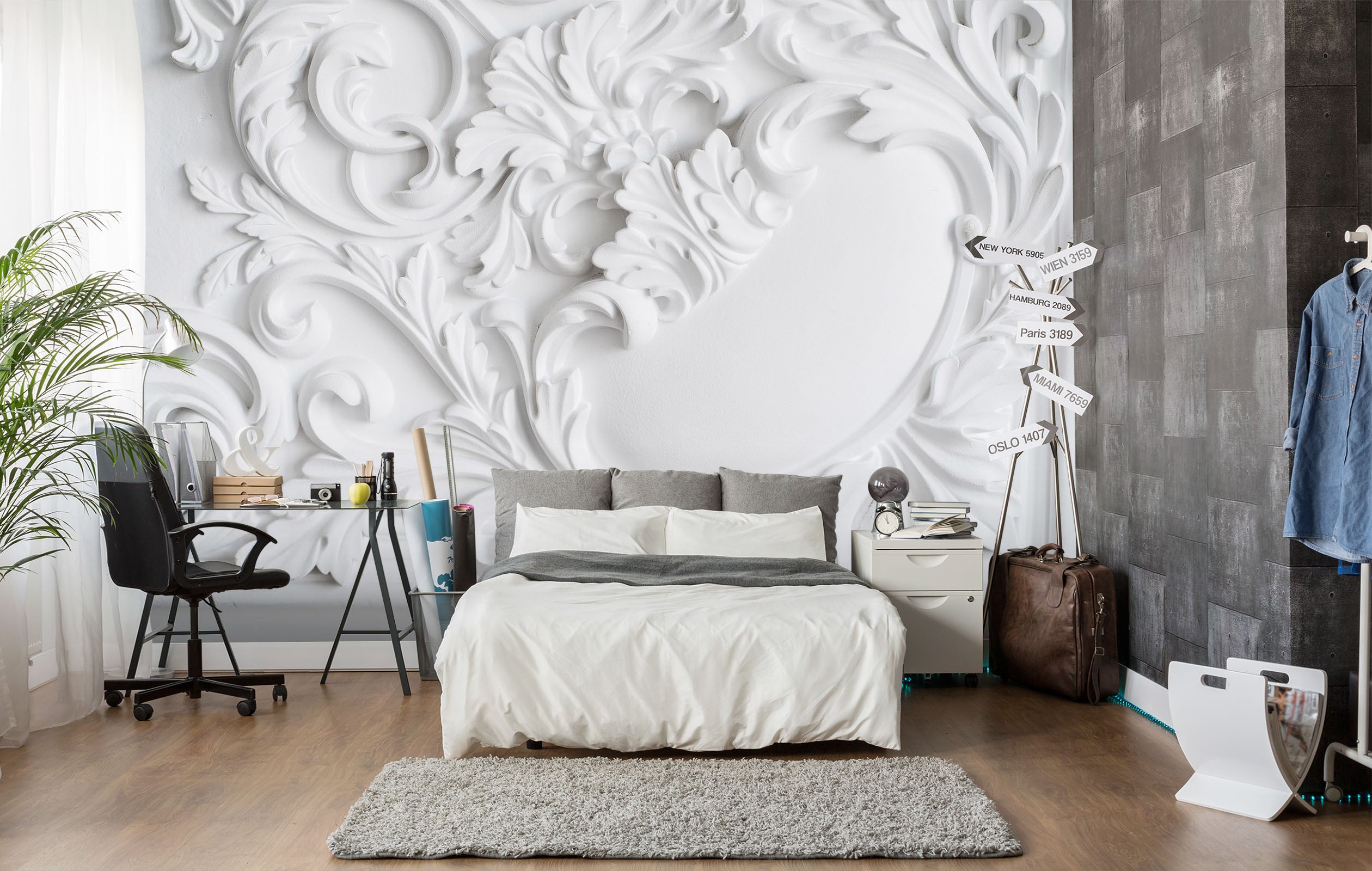 3D Stone Carving 045 Wall Murals