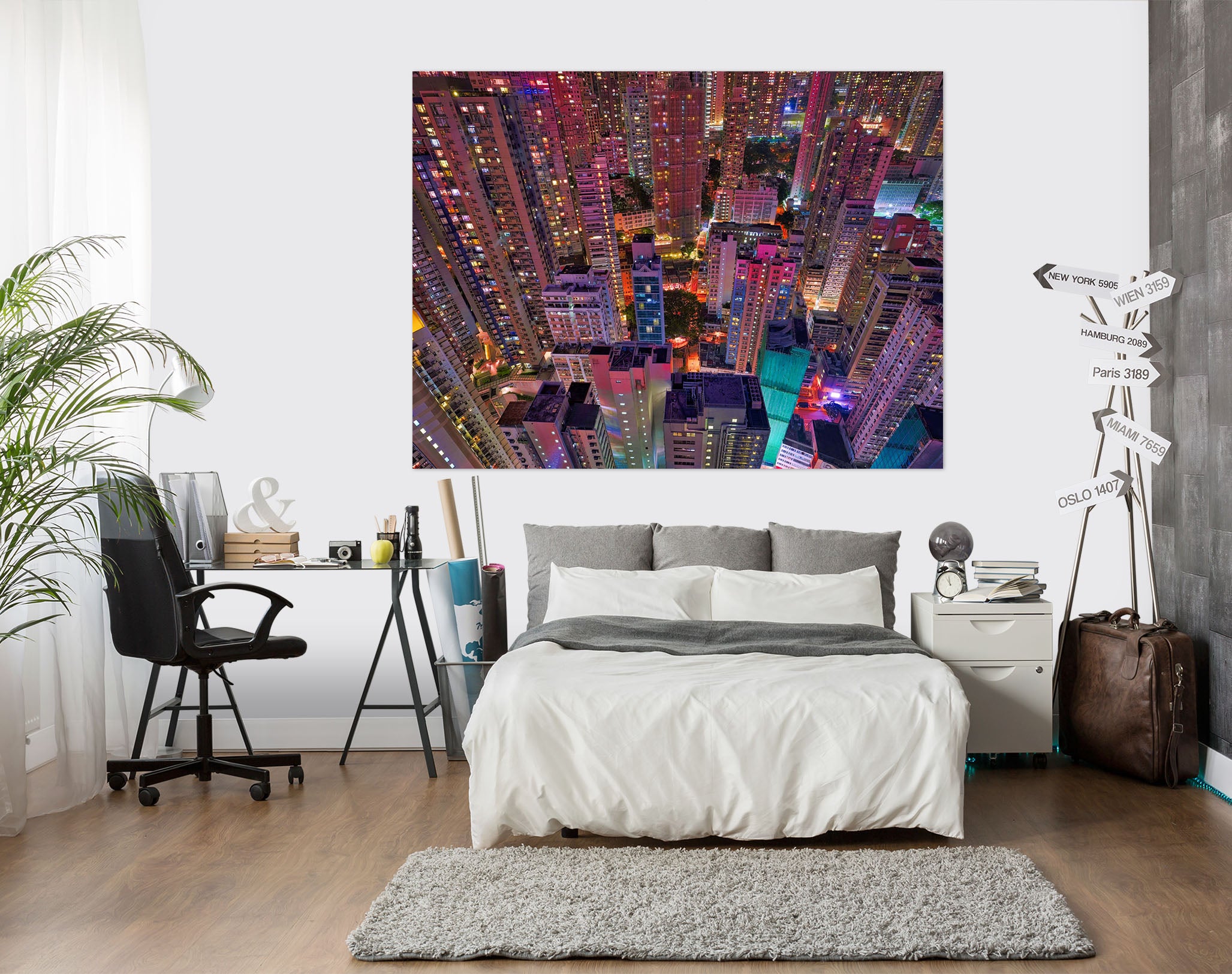 3D Color Building 149 Marco Carmassi Wall Sticker