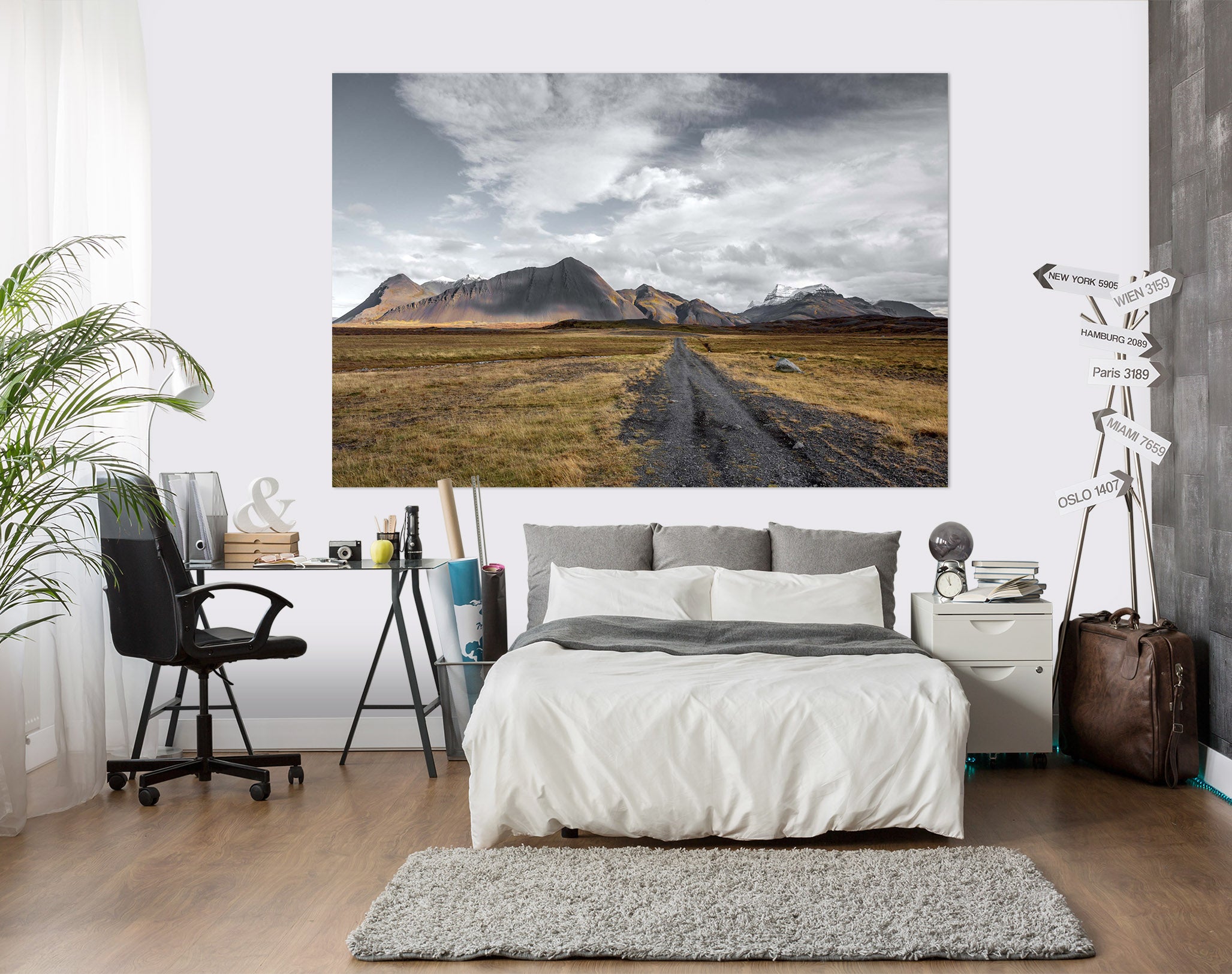 3D Country Road 171 Marco Carmassi Wall Sticker