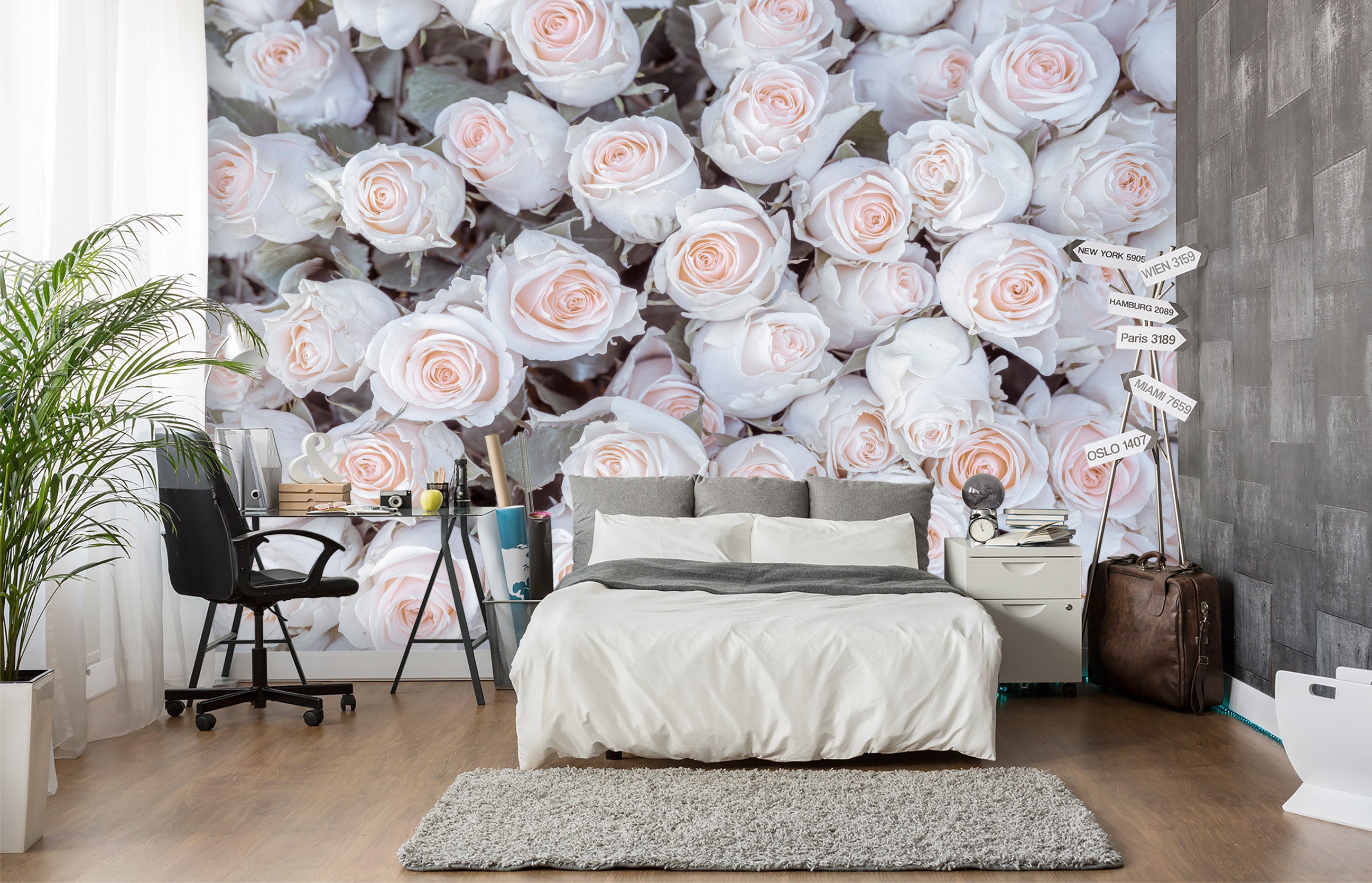 3D Rose Bouquet 6271 Assaf Frank Wall Mural Wall Murals