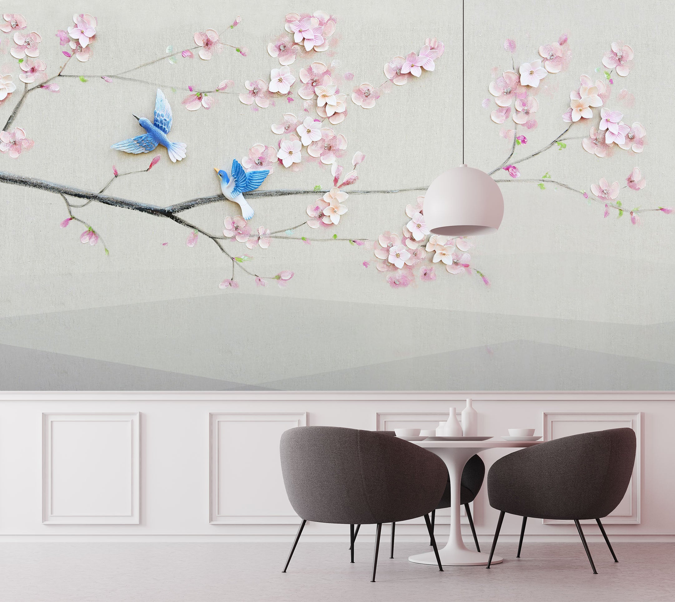 3D Peach Blossom 1460 Wall Murals