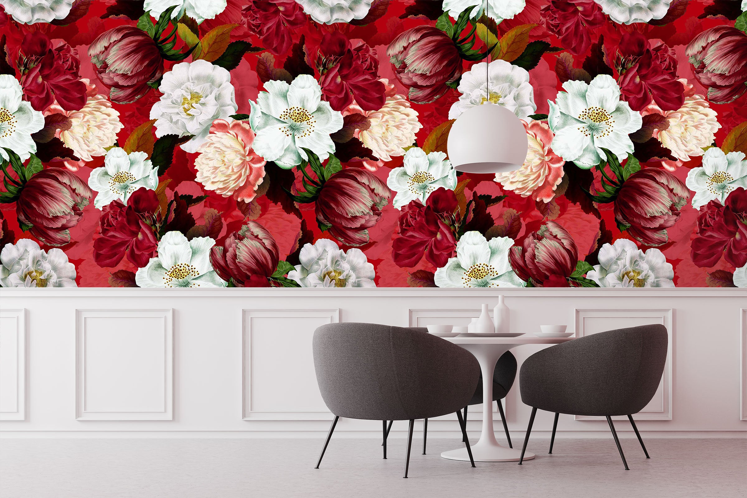 3D Bright Flowers 156 Uta Naumann Wall Mural Wall Murals