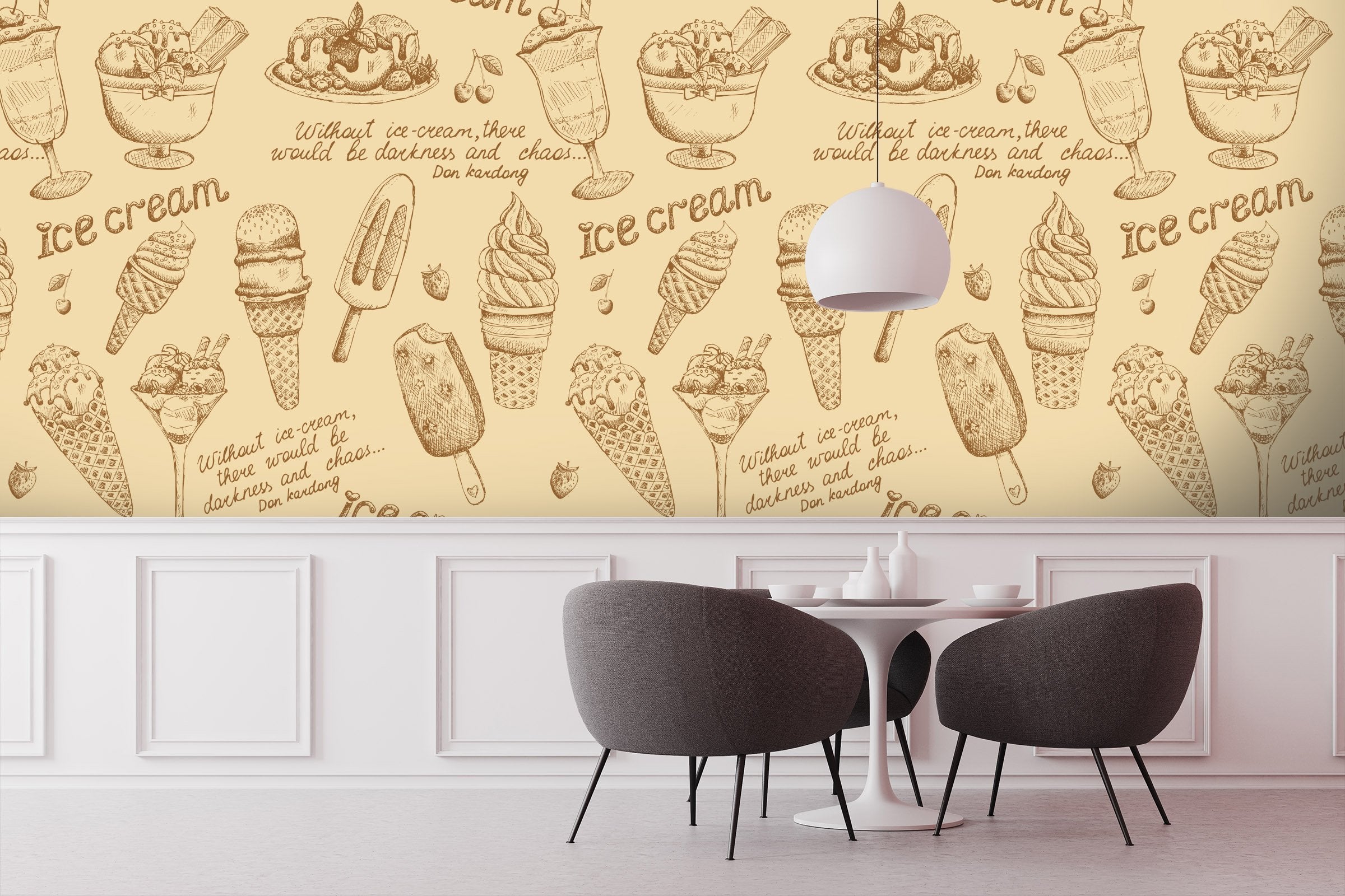 3D Retro Ice Cream 224 Wallpaper AJ Wallpaper 2 