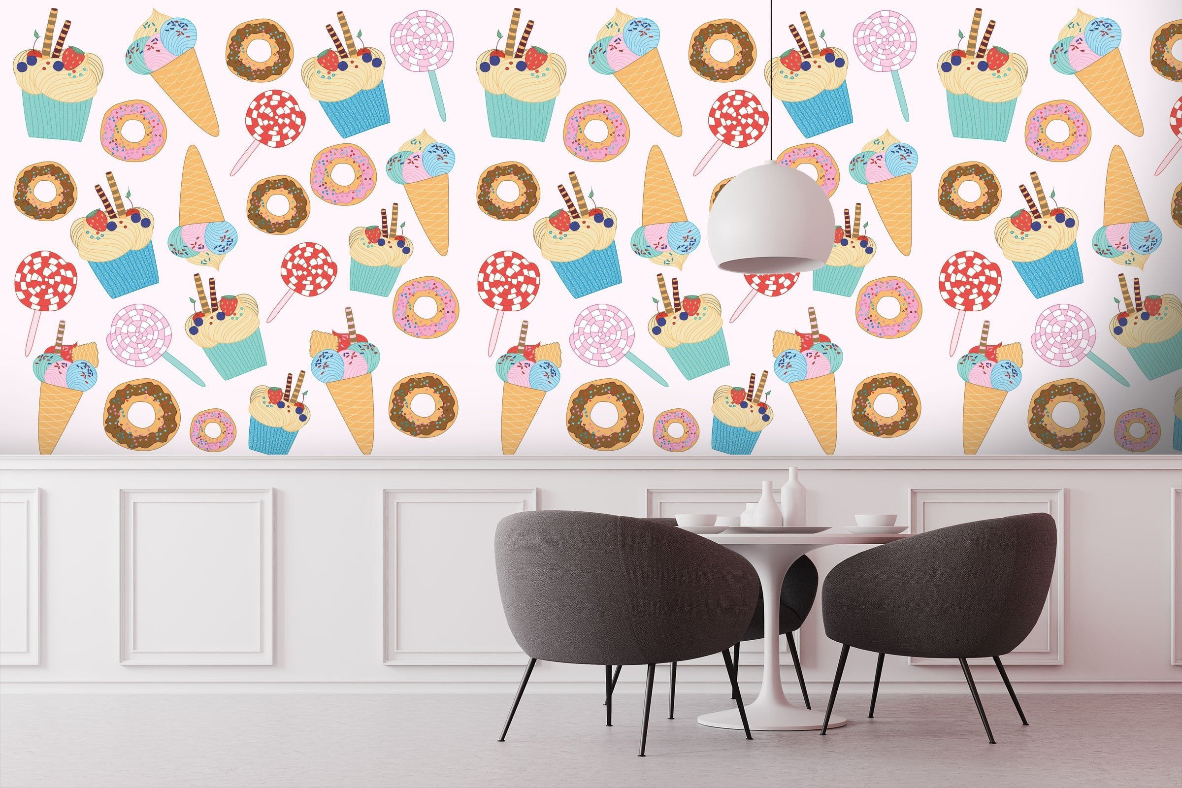 3D Donut Candy Ice Cream 143 Wallpaper AJ Wallpaper 2 