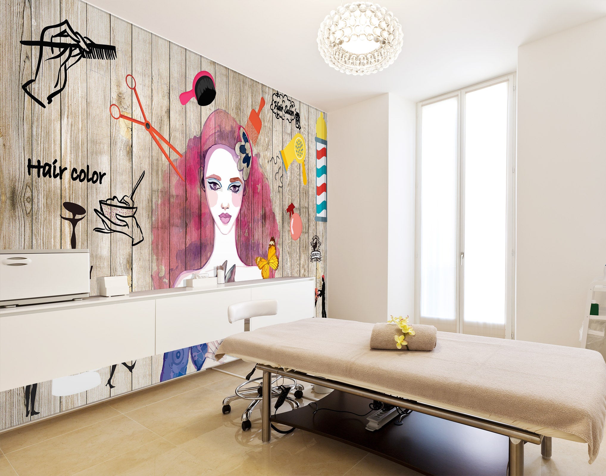 3D Bunny Girl 041 Wall Murals