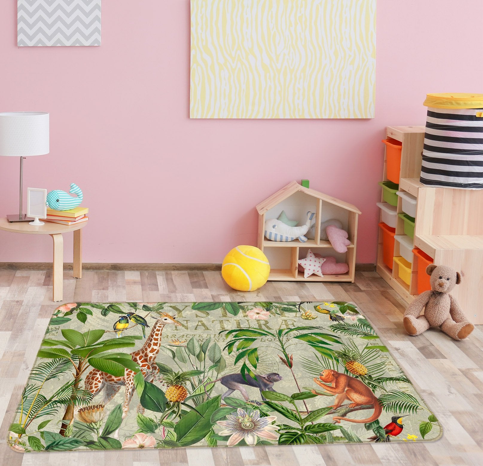 3D Animal Family 1040 Andrea haase Rug Non Slip Rug Mat Mat AJ Creativity Home 