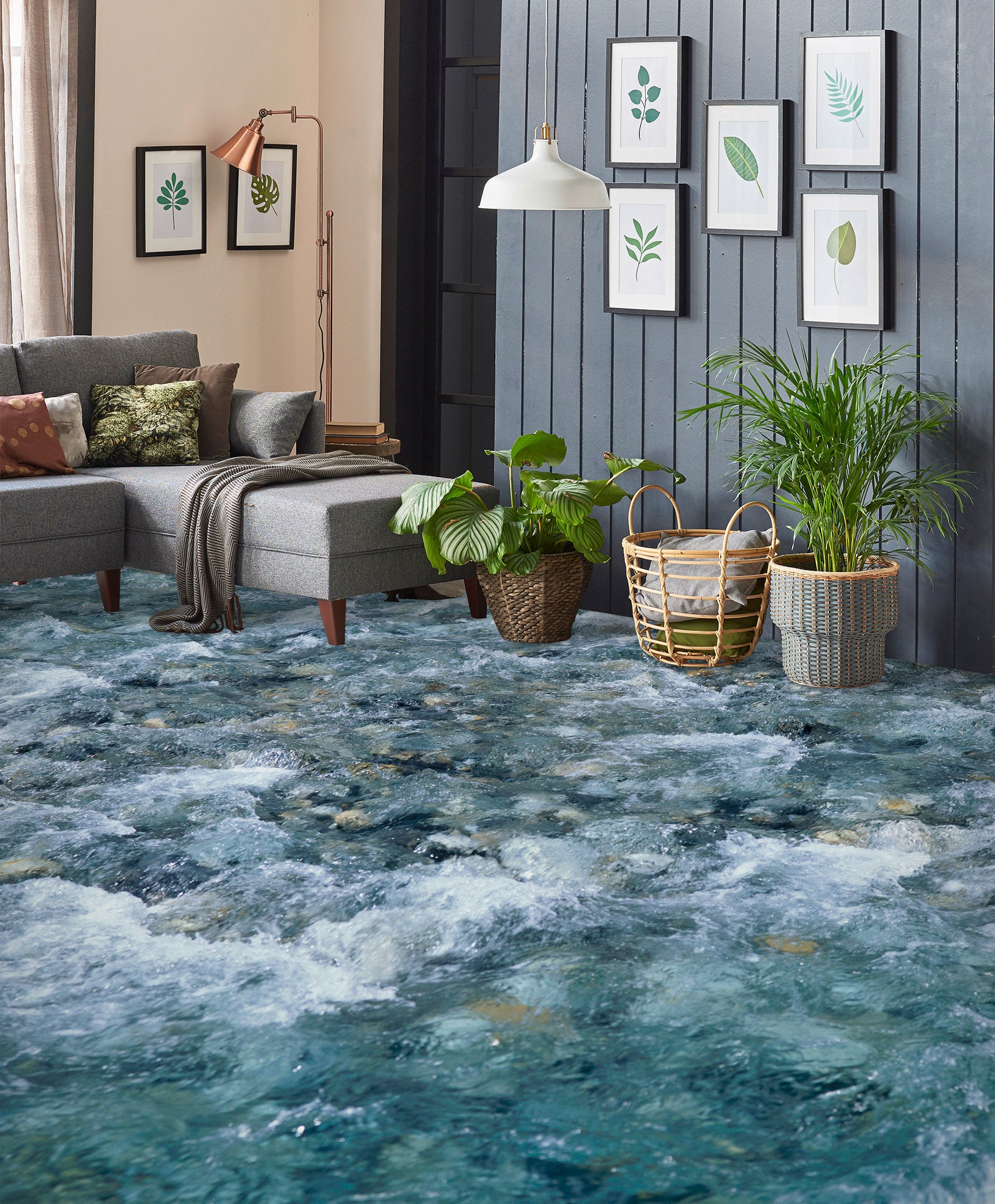 3D Simple Intense Water 1422 Floor Mural  Wallpaper Murals Self-Adhesive Removable Print Epoxy