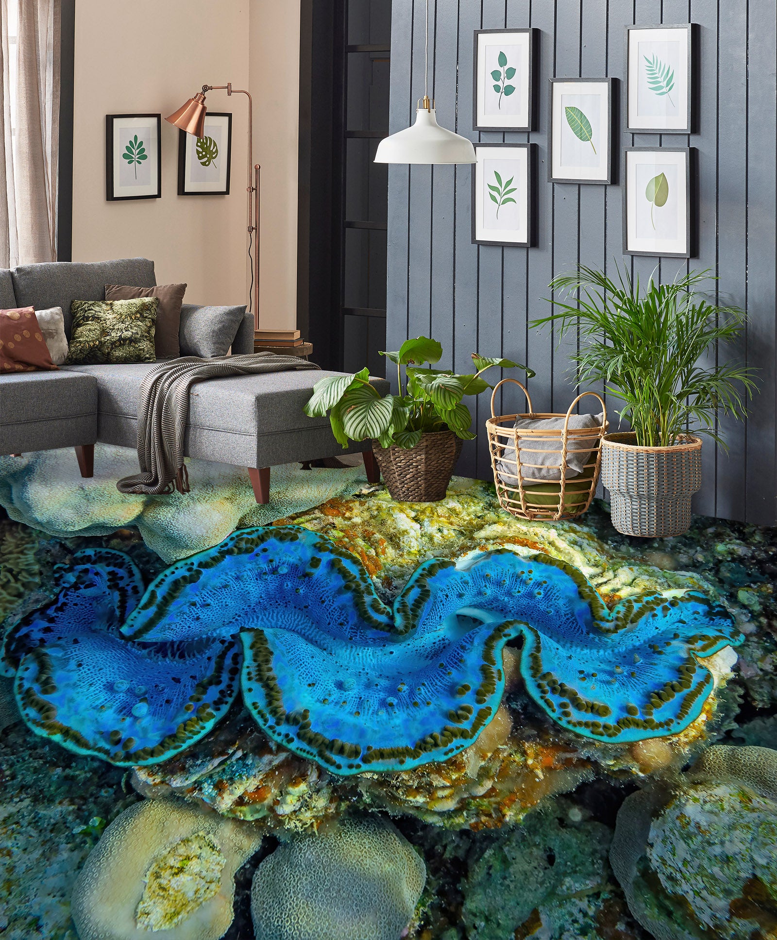 3D Abstract Blue River 835 Floor Mural  Wallpaper Murals Rug & Mat Print Epoxy waterproof bath floor