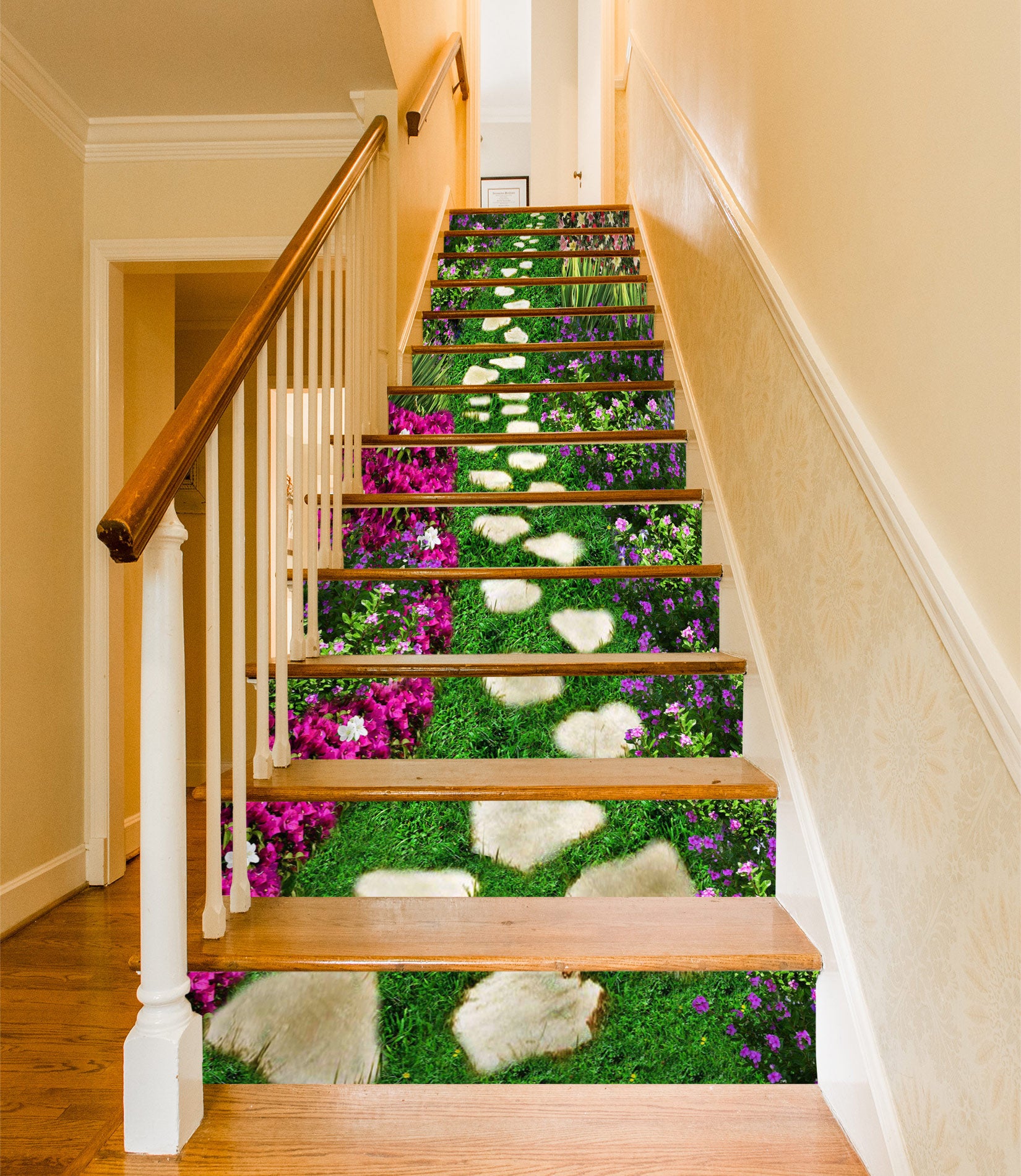 3D Garden Path 041 Stair Risers