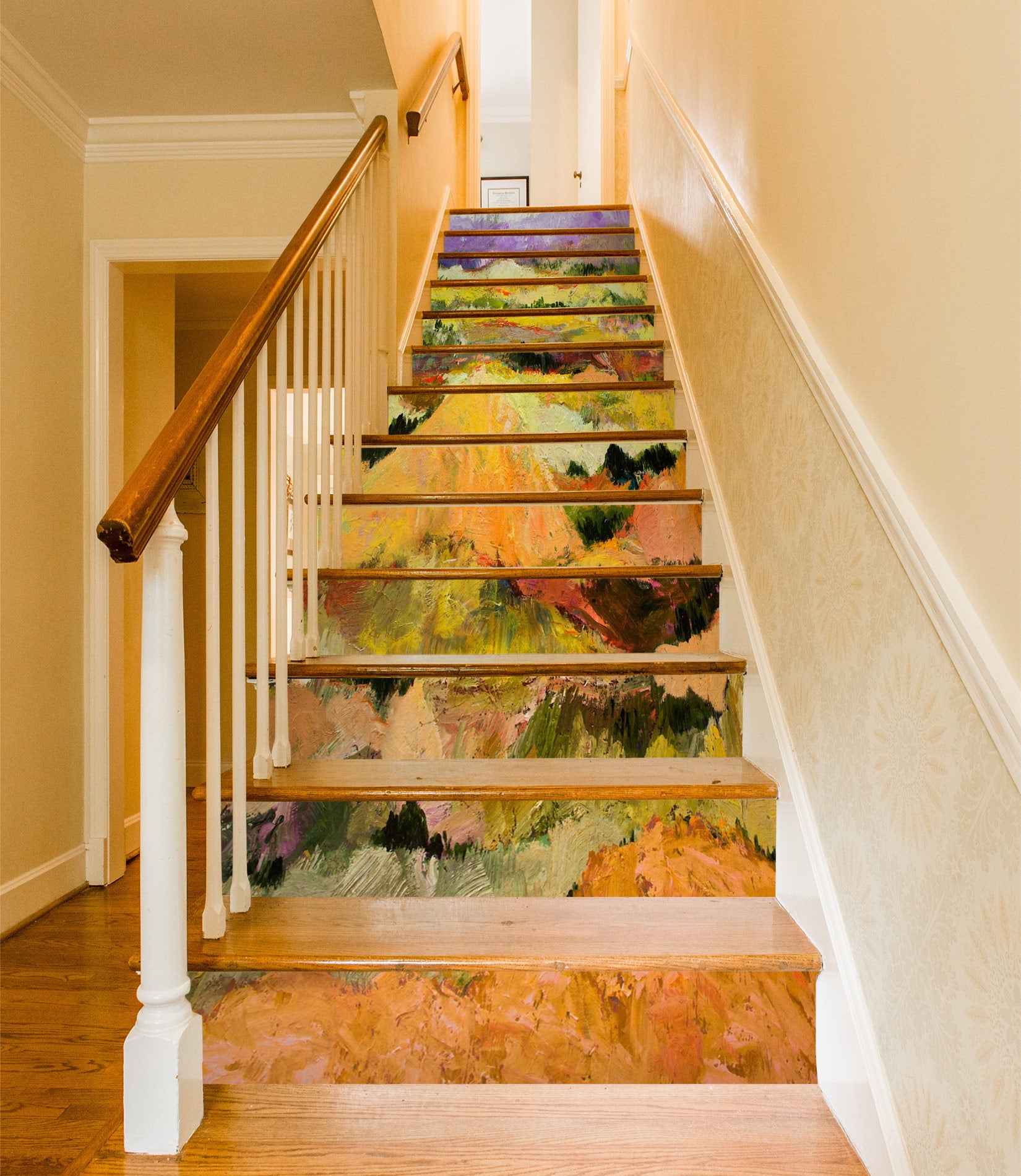 3D Landscape Oil Painting 90164 Allan P. Friedlander Stair Risers