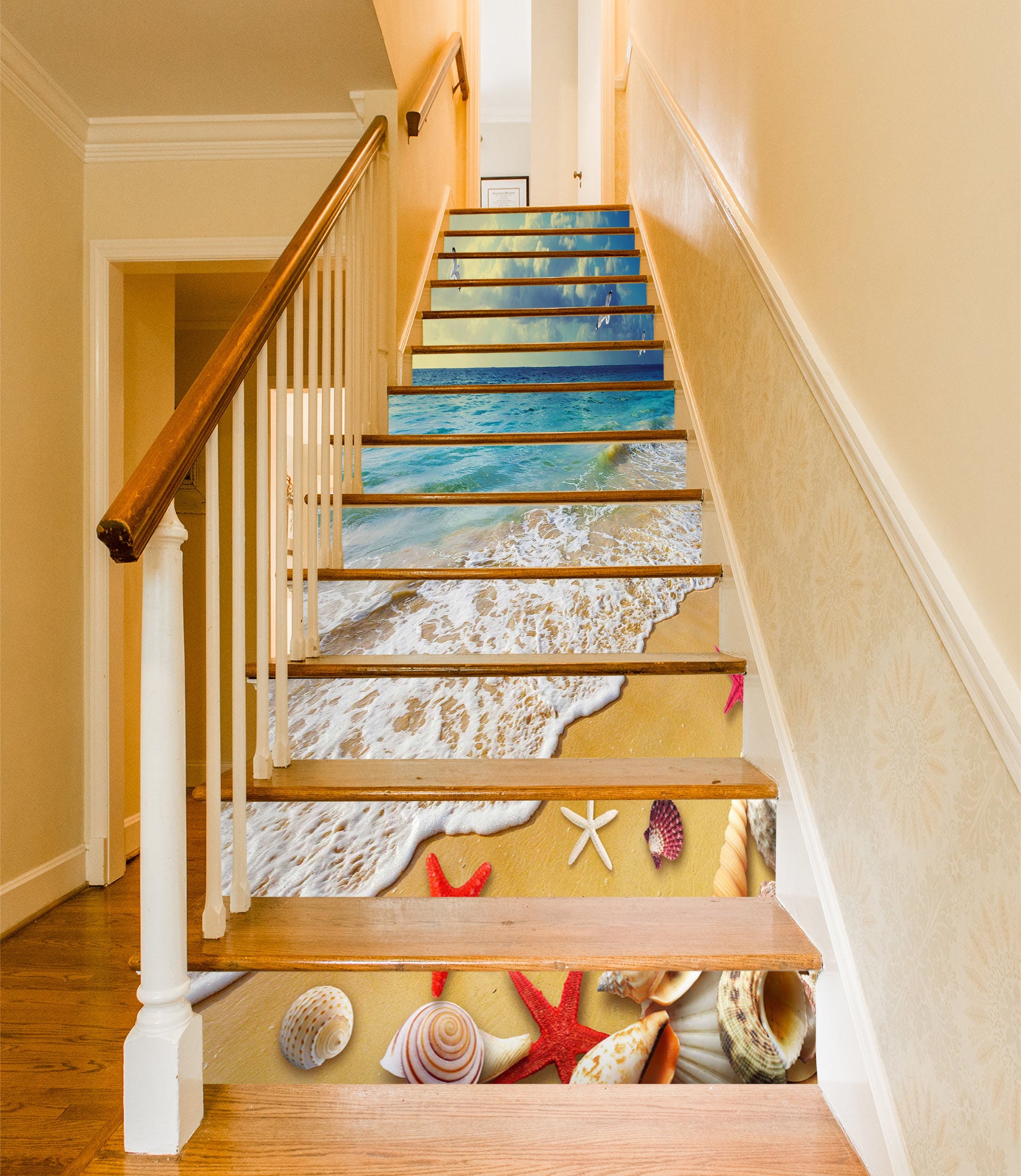 3D Healing Beach 032 Stair Risers