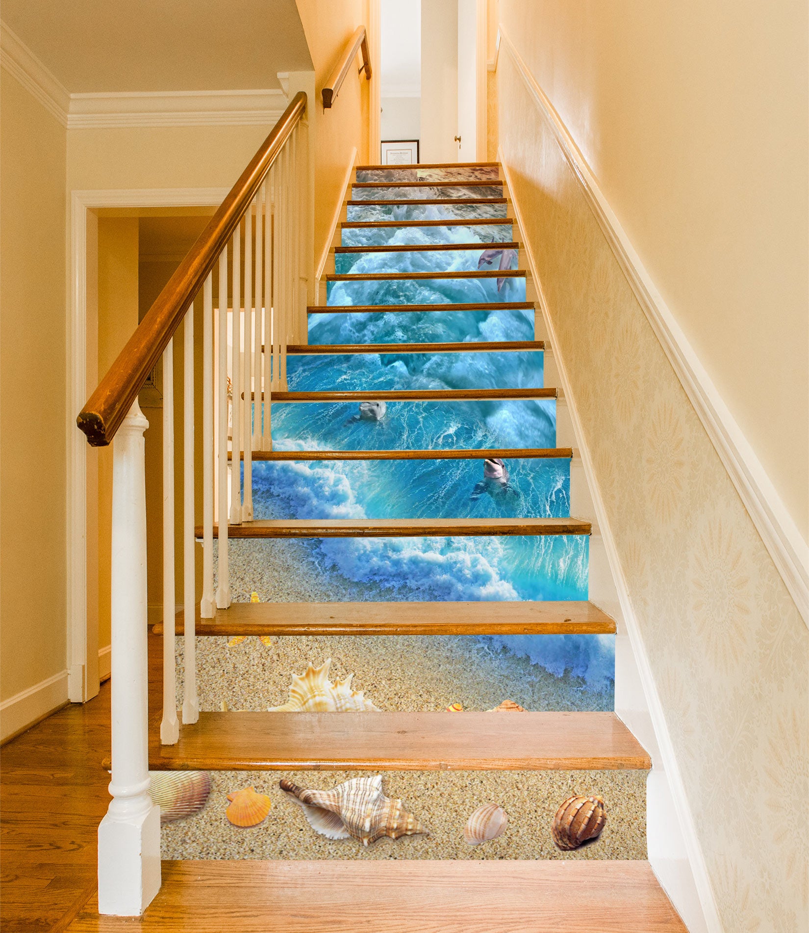 3D Shells And Conch 031 Stair Risers