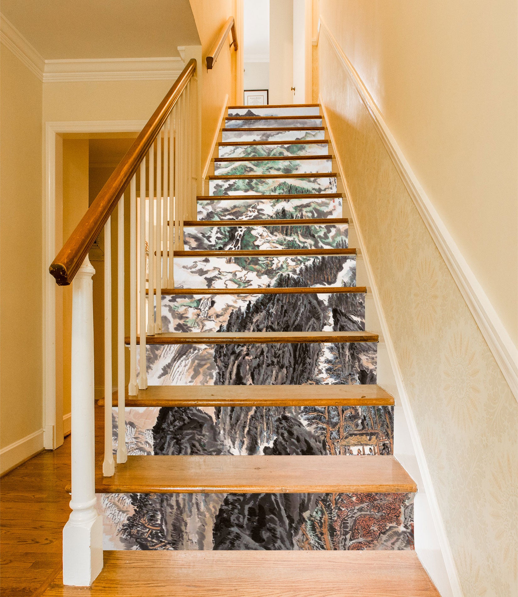 3D Outline Stones 069 Stair Risers