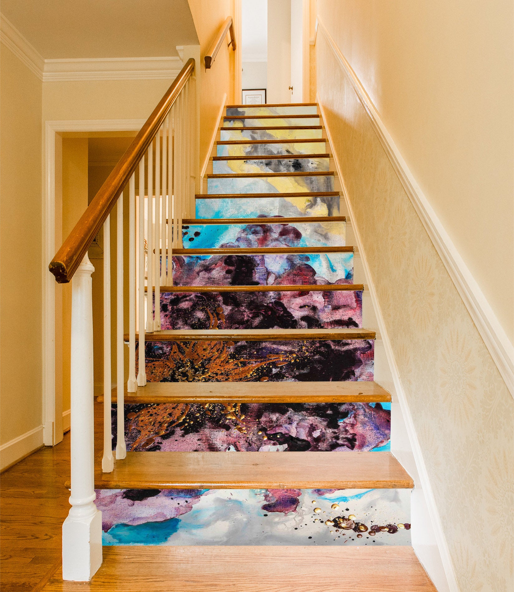 3D Watercolor Texture 2167 Skromova Marina Stair Risers