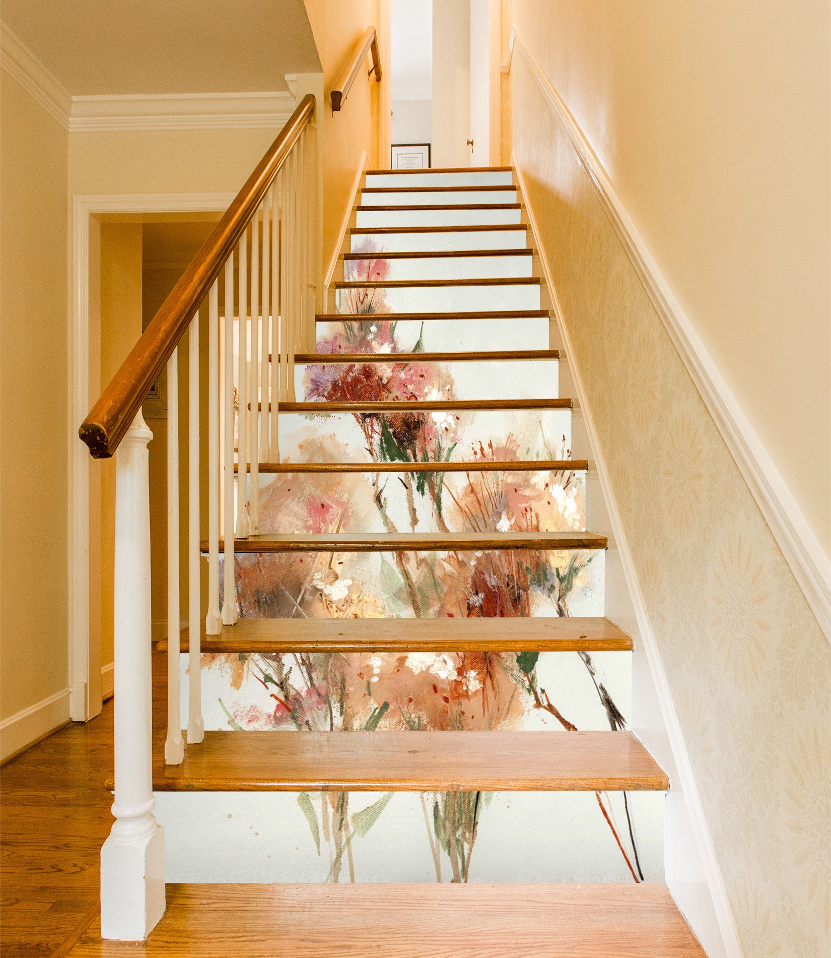 3D Flowers 9804 Anne Farrall Doyle Stair Risers