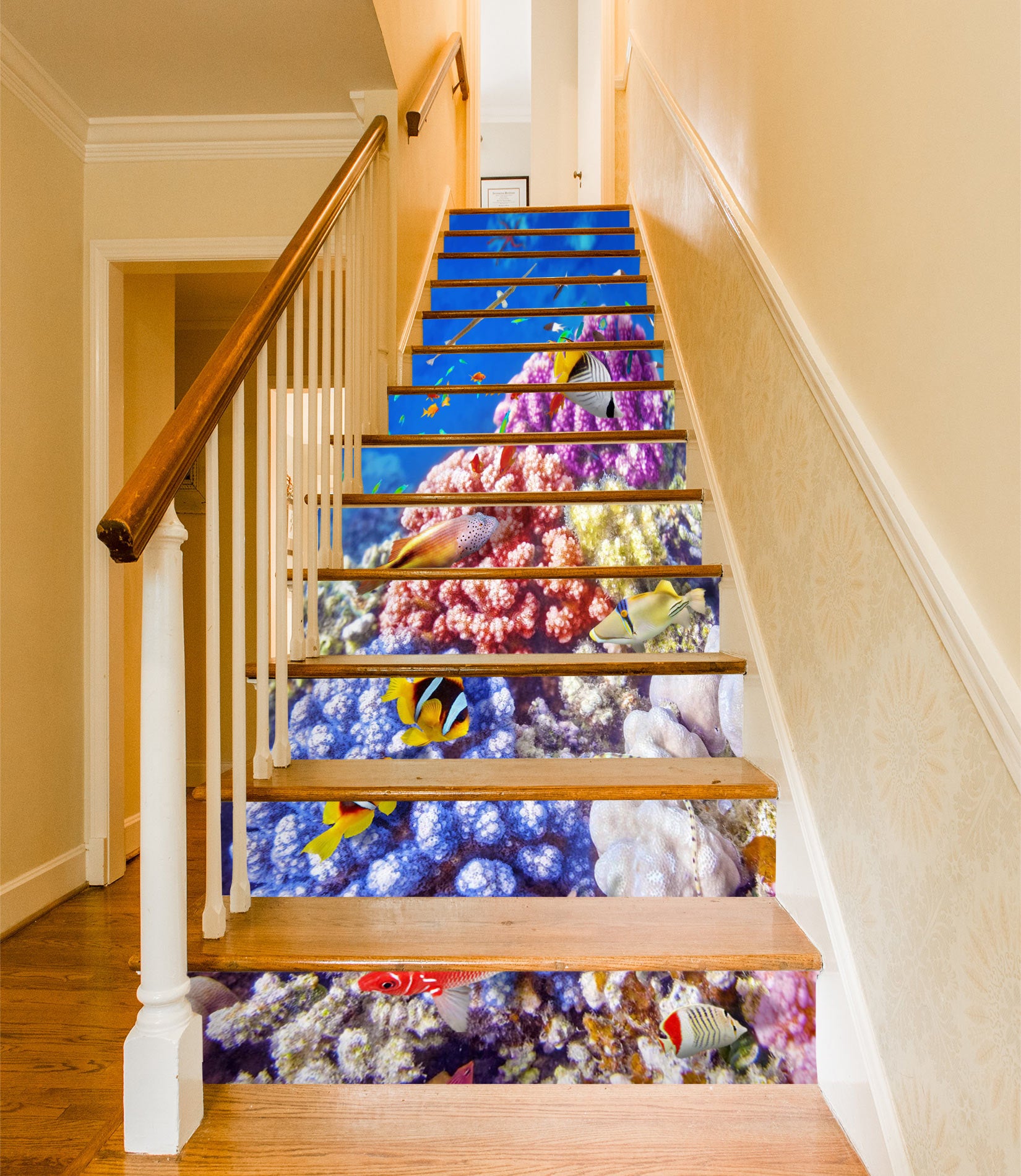 3D Fascinating Seaweed 246 Stair Risers