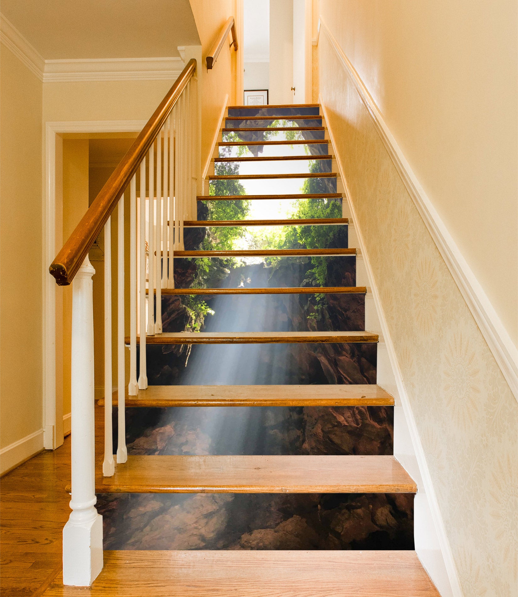 3D Sun Shines 500 Stair Risers