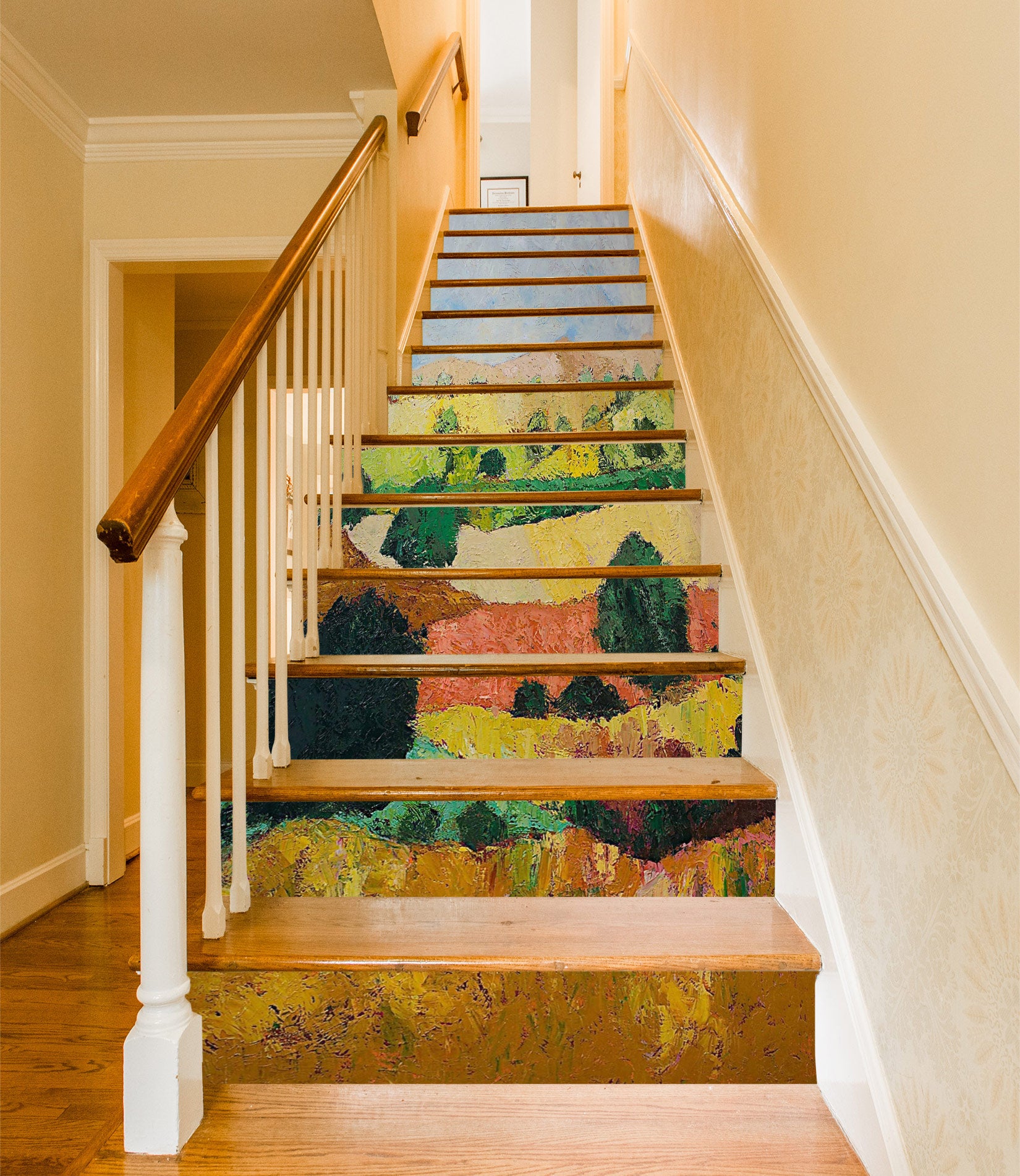 3D Brown Hillside Grass 89186 Allan P. Friedlander Stair Risers