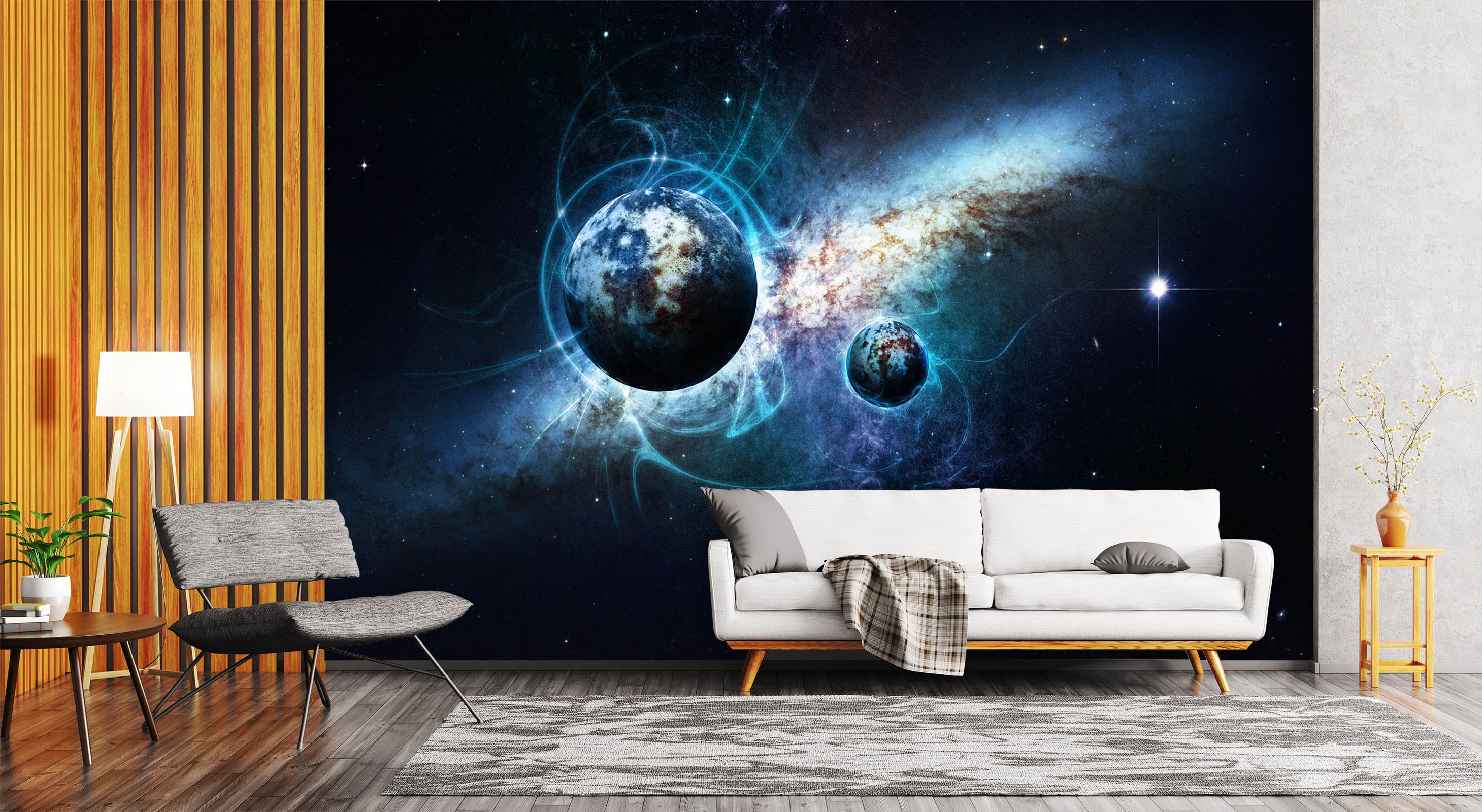 3D Space Planet 1413 Wall Murals