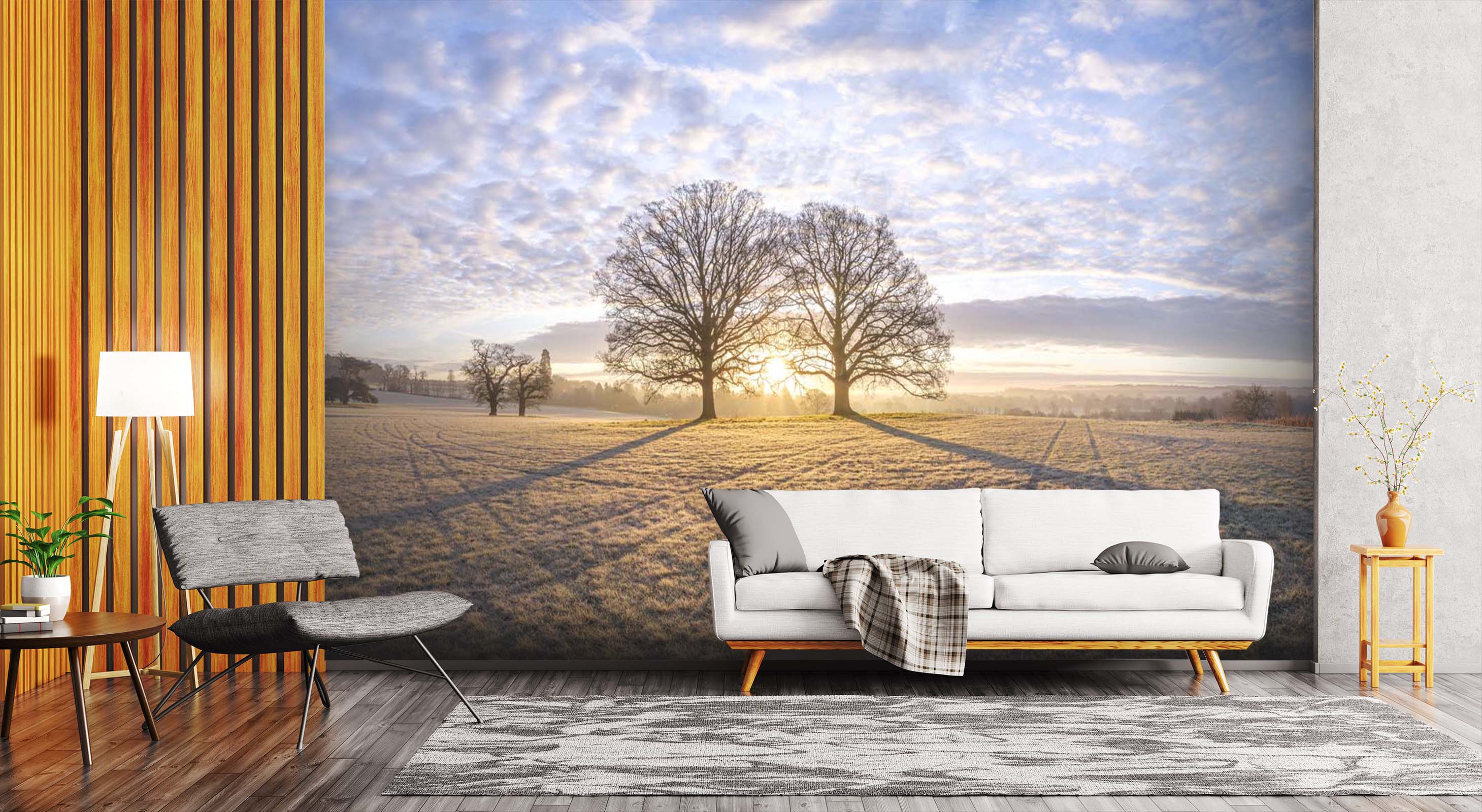 3D Sunset Tree 066 Assaf Frank Wall Mural Wall Murals