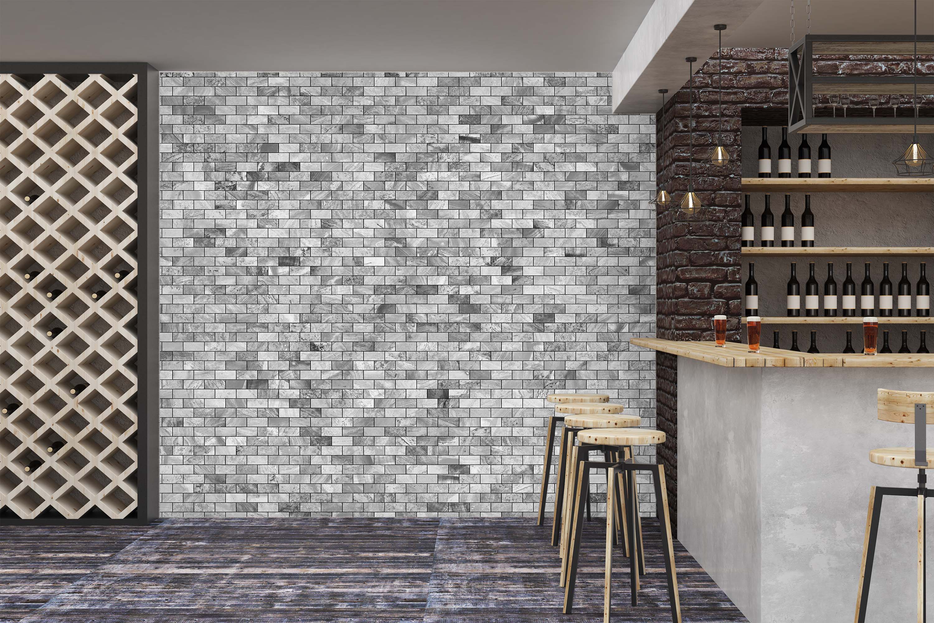 3D Bricks Stacked 1428 Wall Murals