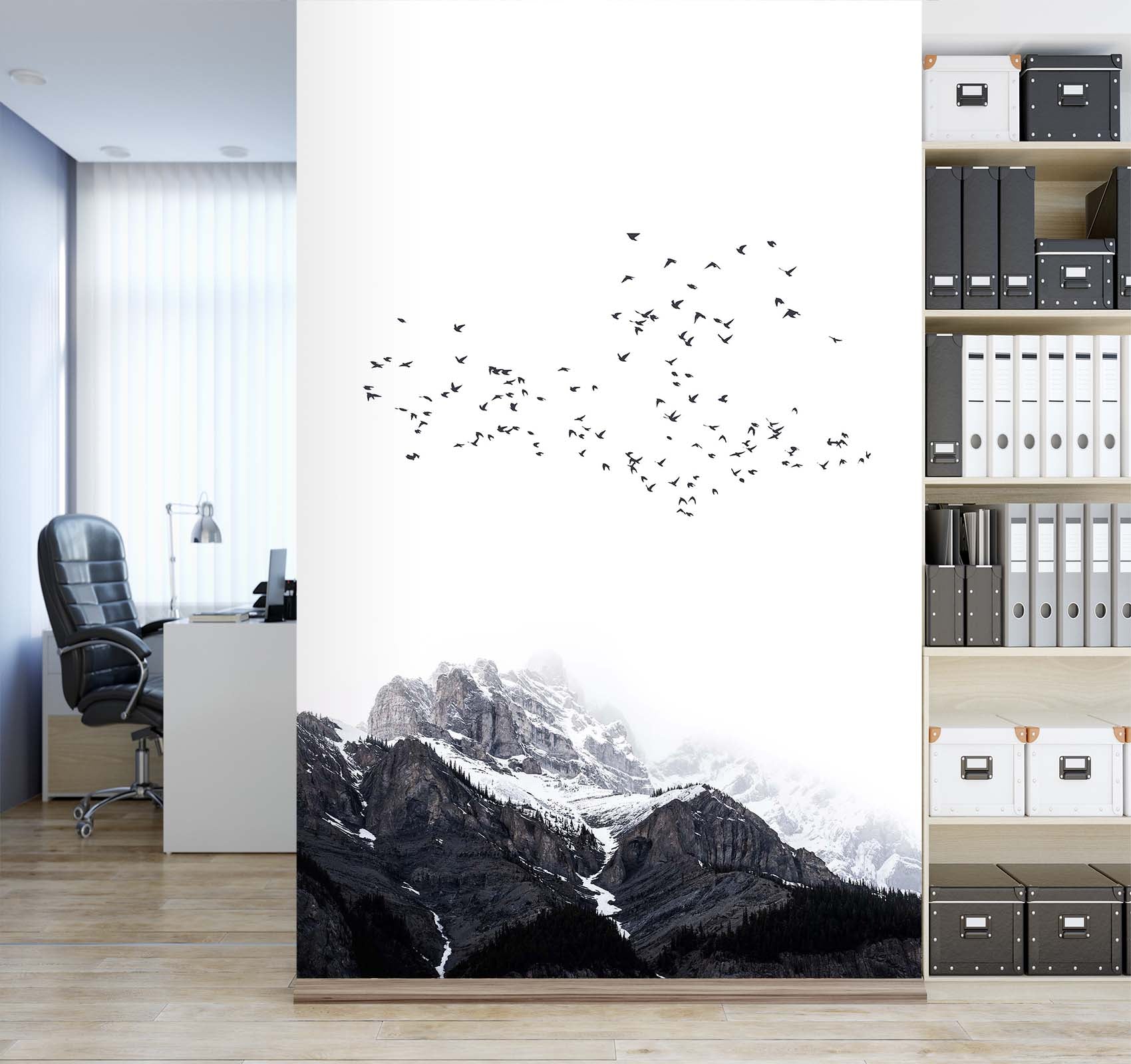3D The Mountain 1420 Boris Draschoff Wall Mural Wall Murals