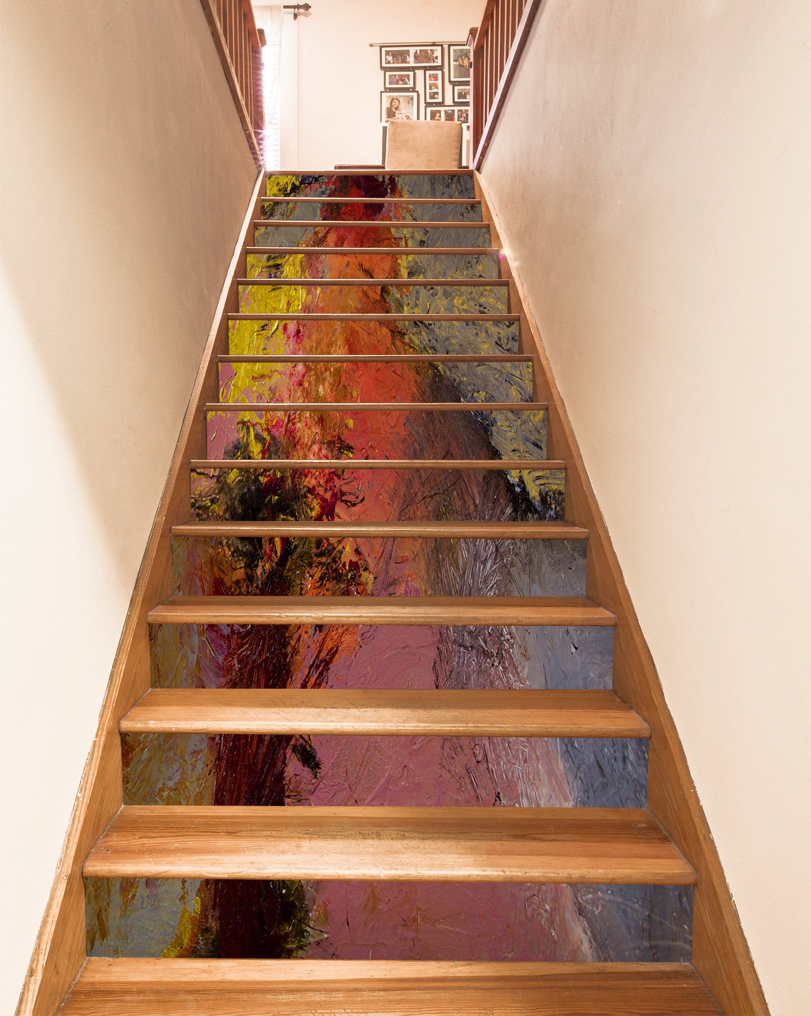3D Pattern Oil Painting 9044 Allan P. Friedlander Stair Risers