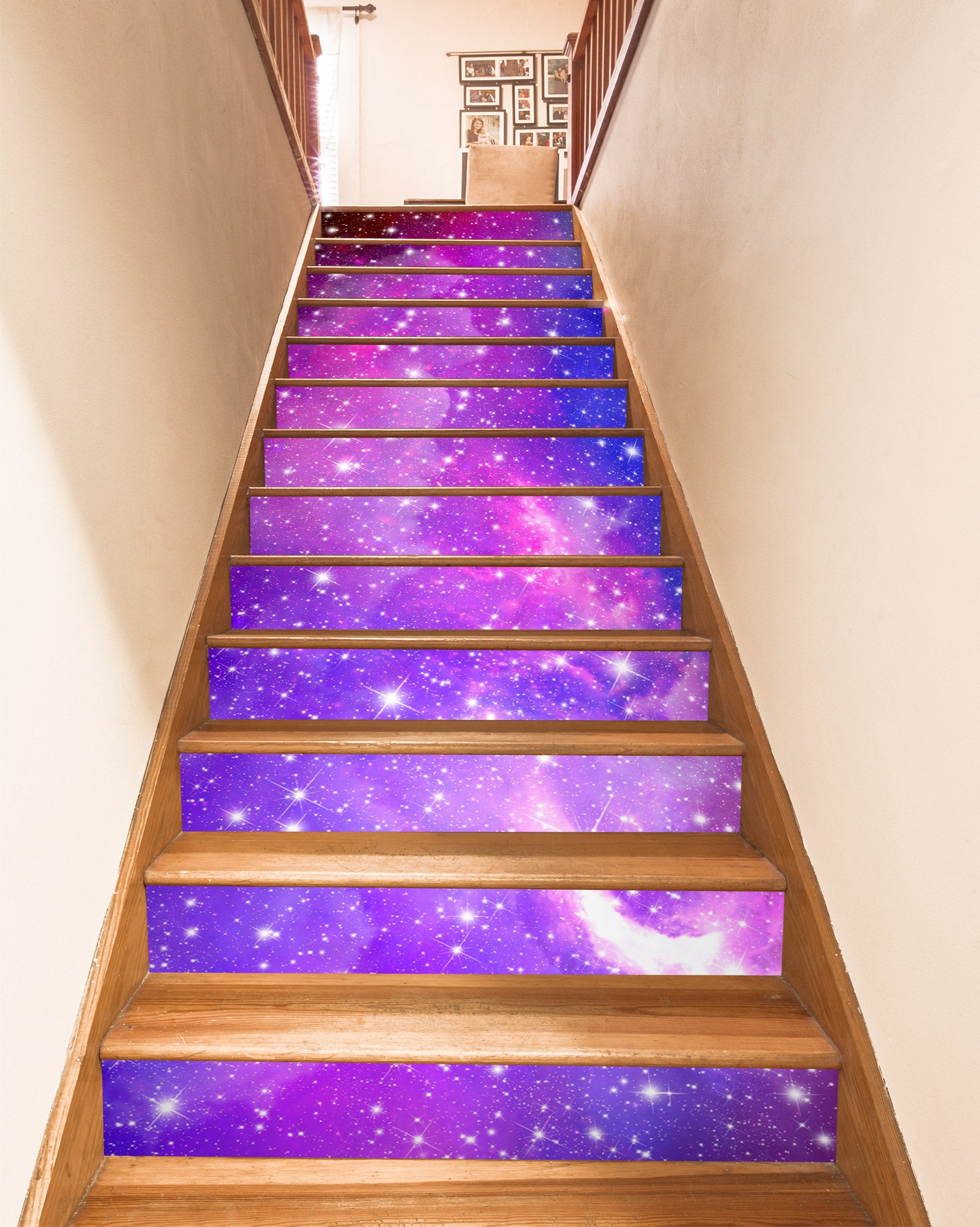 3D Dreamy And Beautiful Galaxy 185 Stair Risers