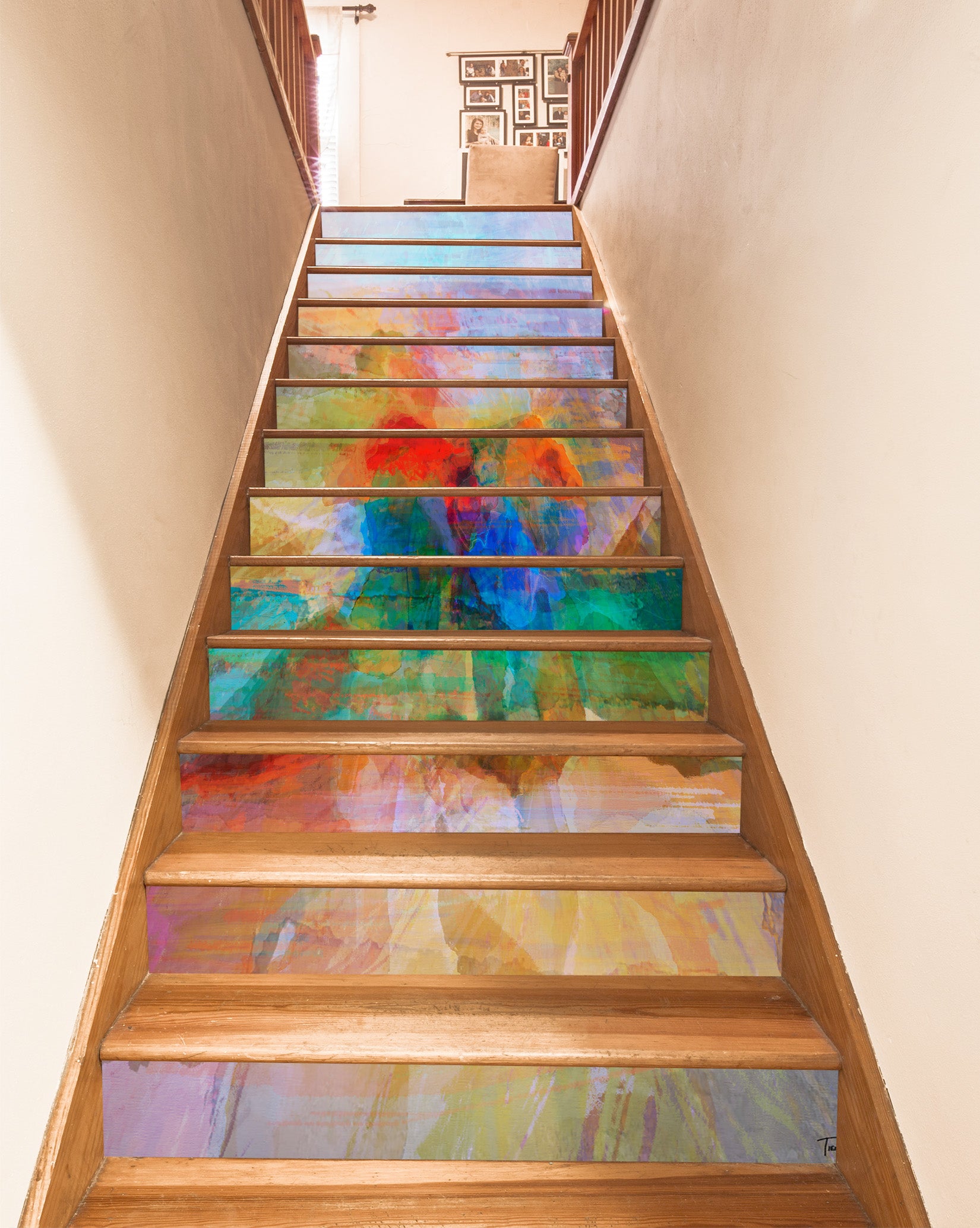 3D Colorful Pattern 104215 Michael Tienhaara Stair Risers