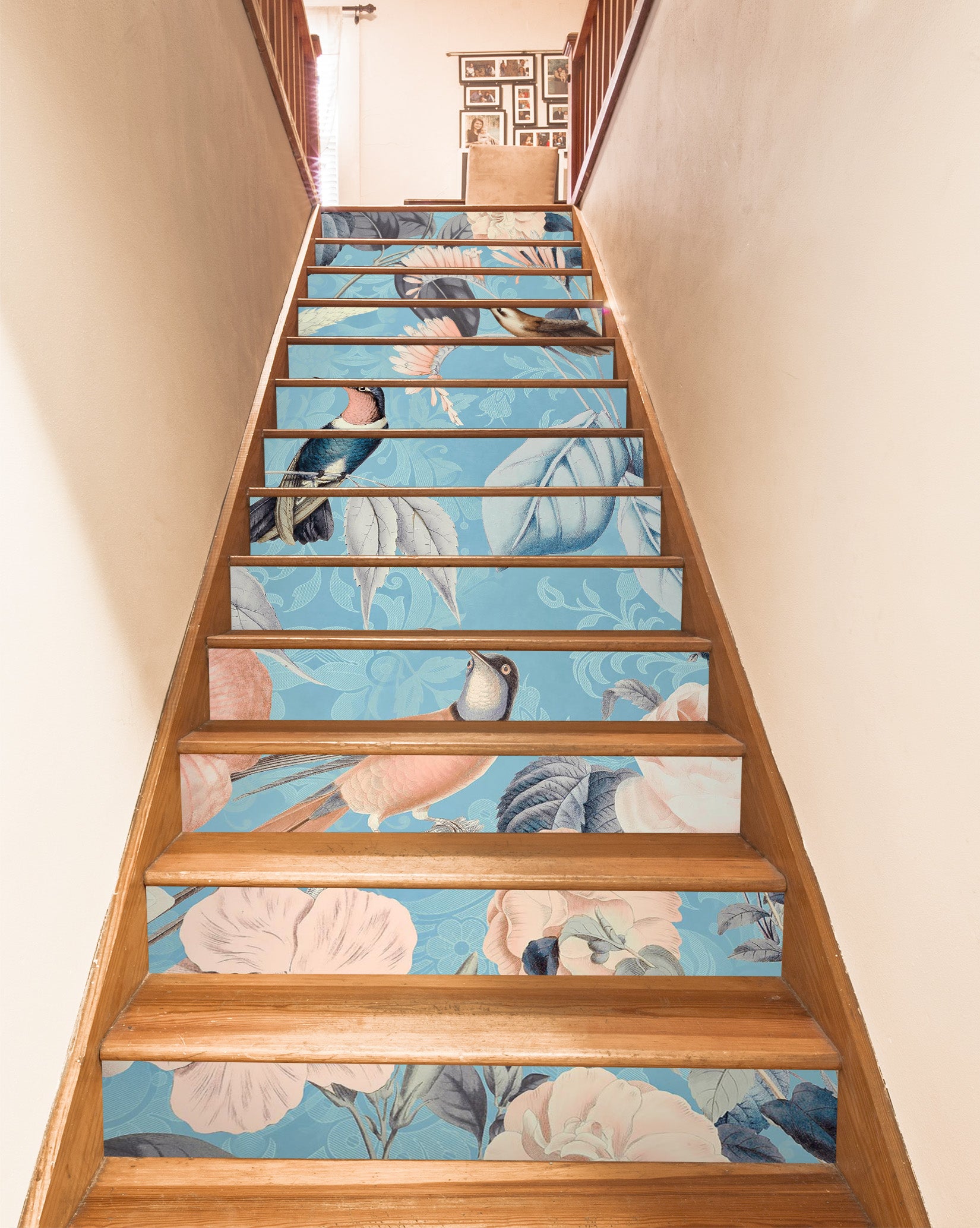 3D Bird Leaves 109219 Andrea Haase Stair Risers