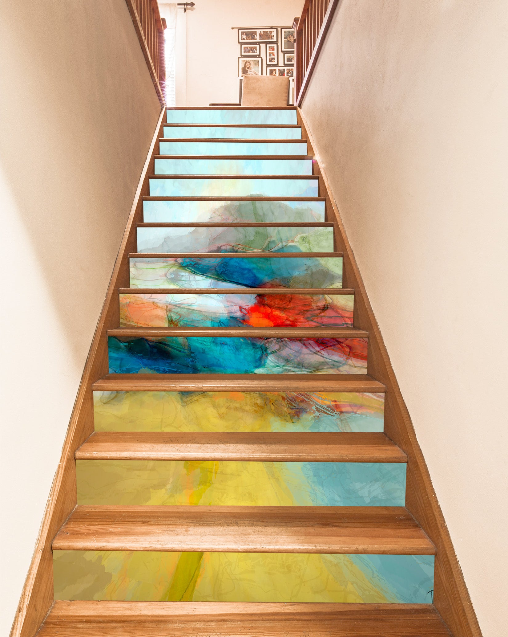 3D Colorful Pattern 104226 Michael Tienhaara Stair Risers
