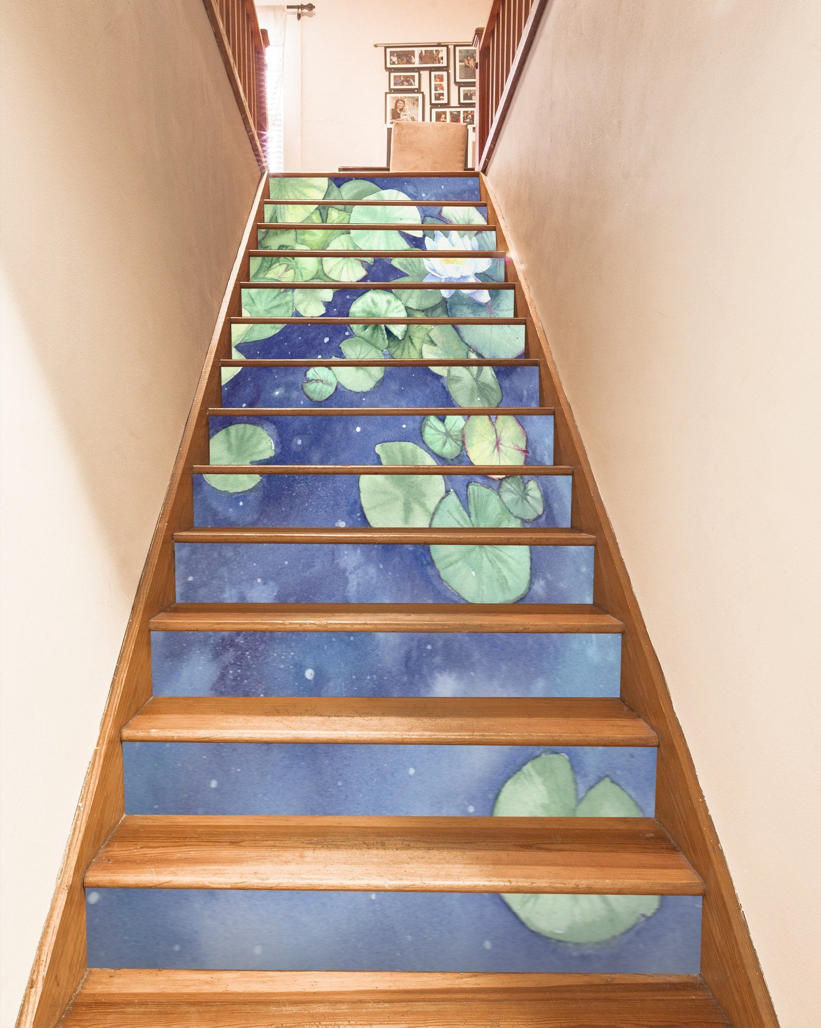 3D Flowers 4082 Stair Risers Wallpaper AJ Wallpaper 