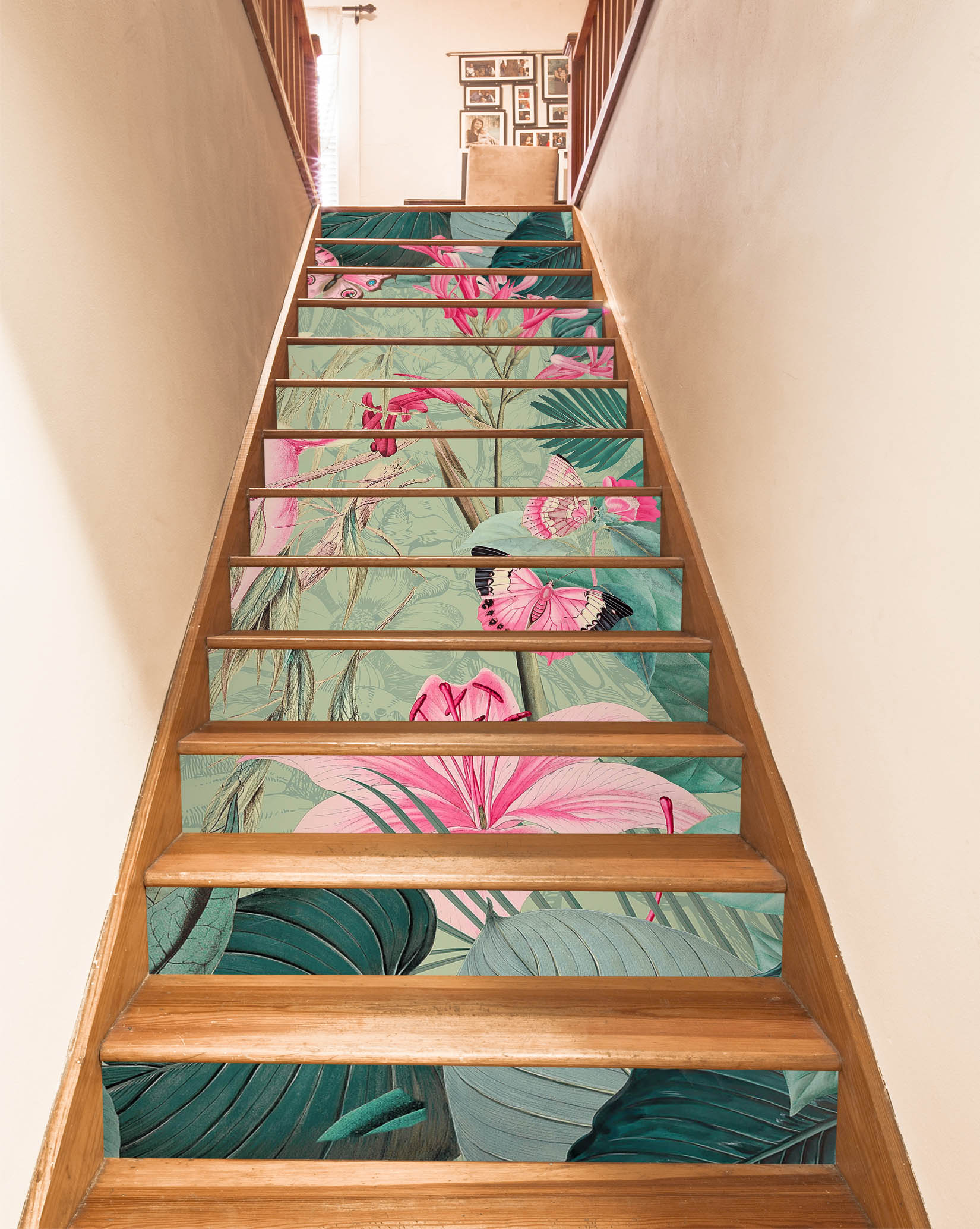 3D Flowers Leaves 109193 Andrea Haase Stair Risers