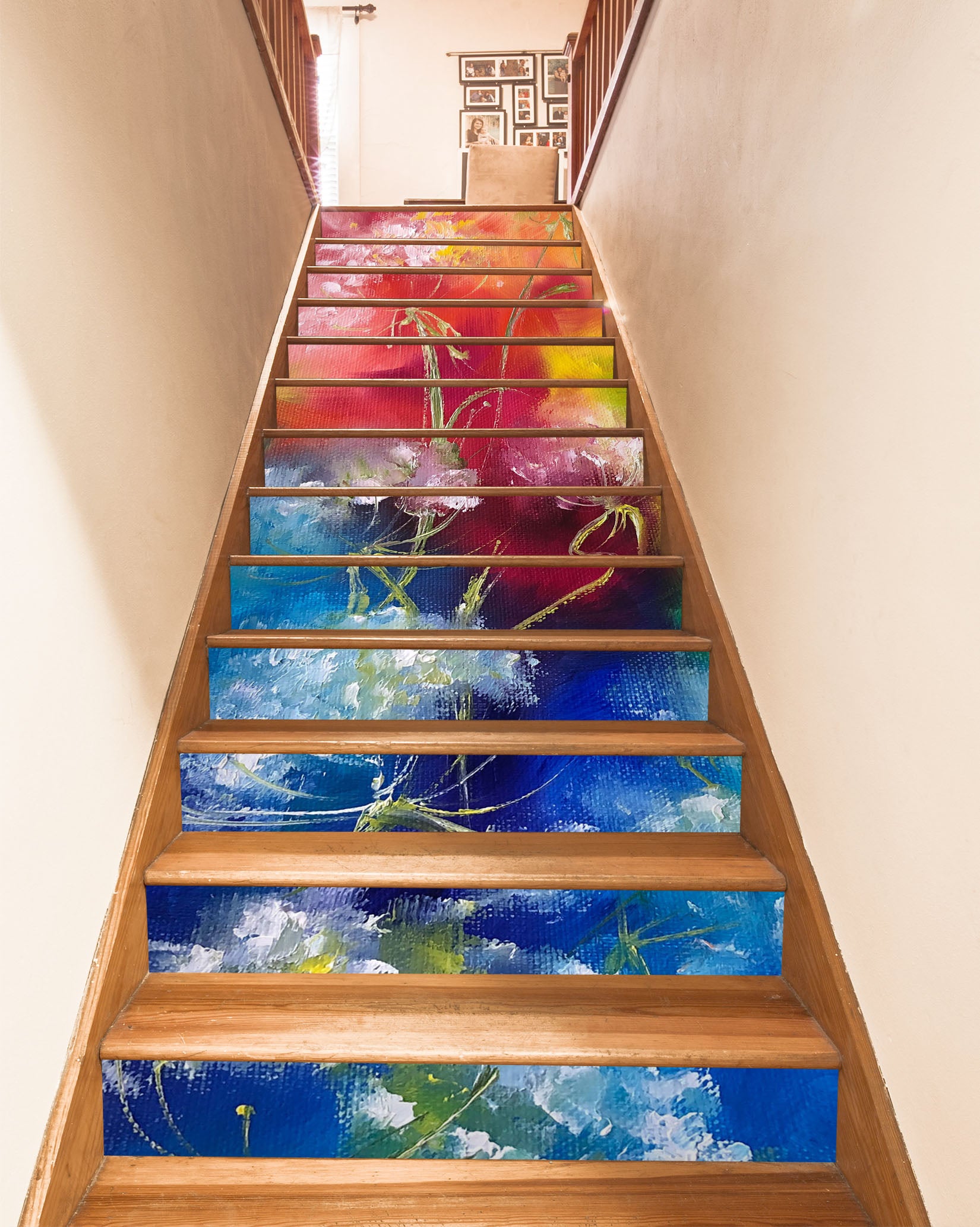 3D Graffiti Flower 2026 Skromova Marina Stair Risers